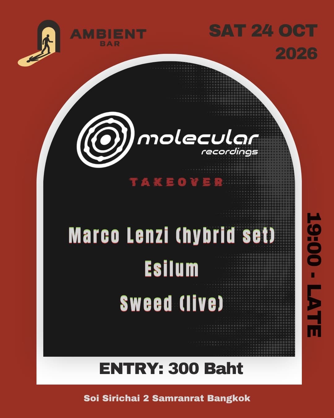 MOLECULAR RECORDINGS TAKES OVER AMBIENT flyer