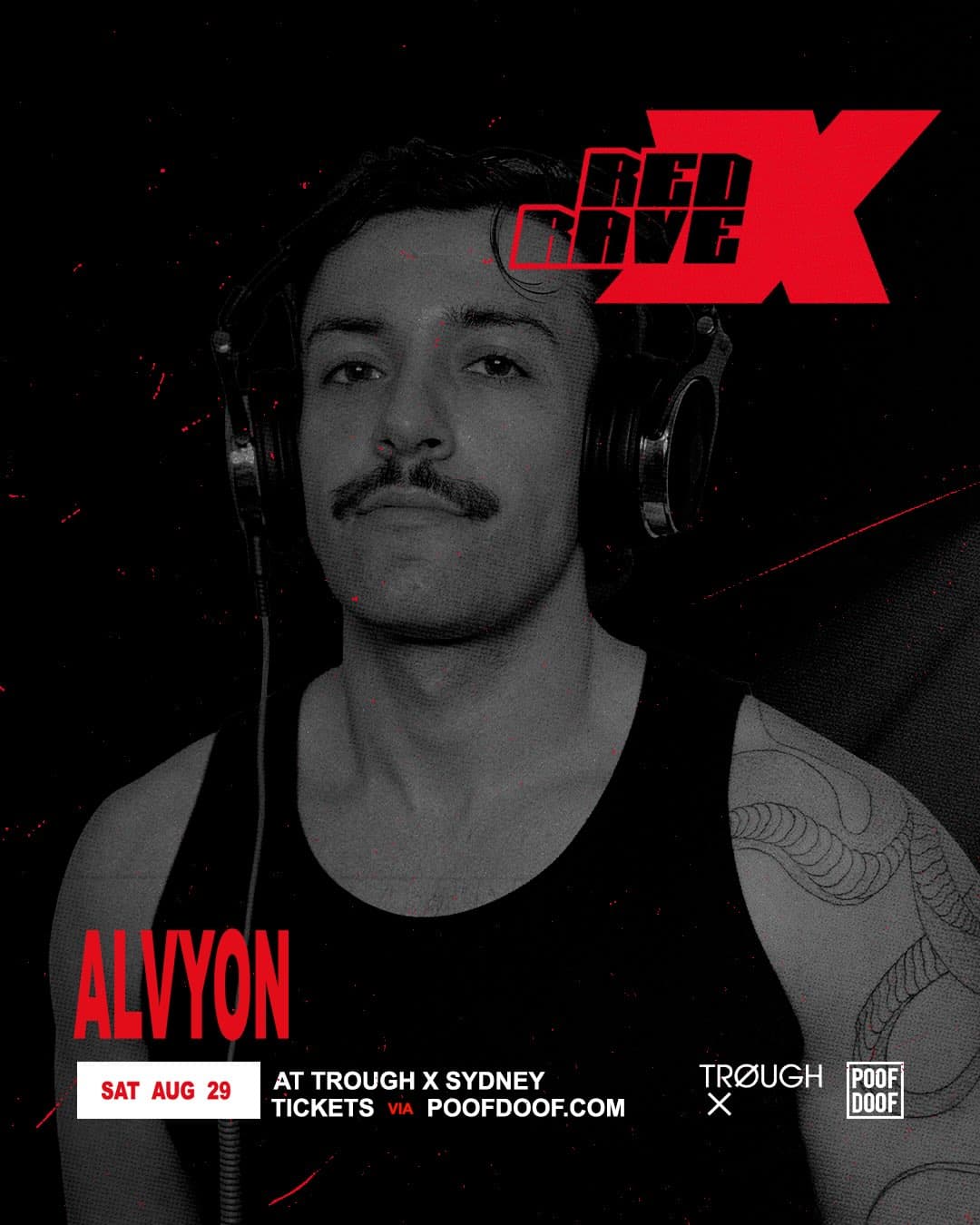 RED RAVE X Sydney flyer - image 4 of 5