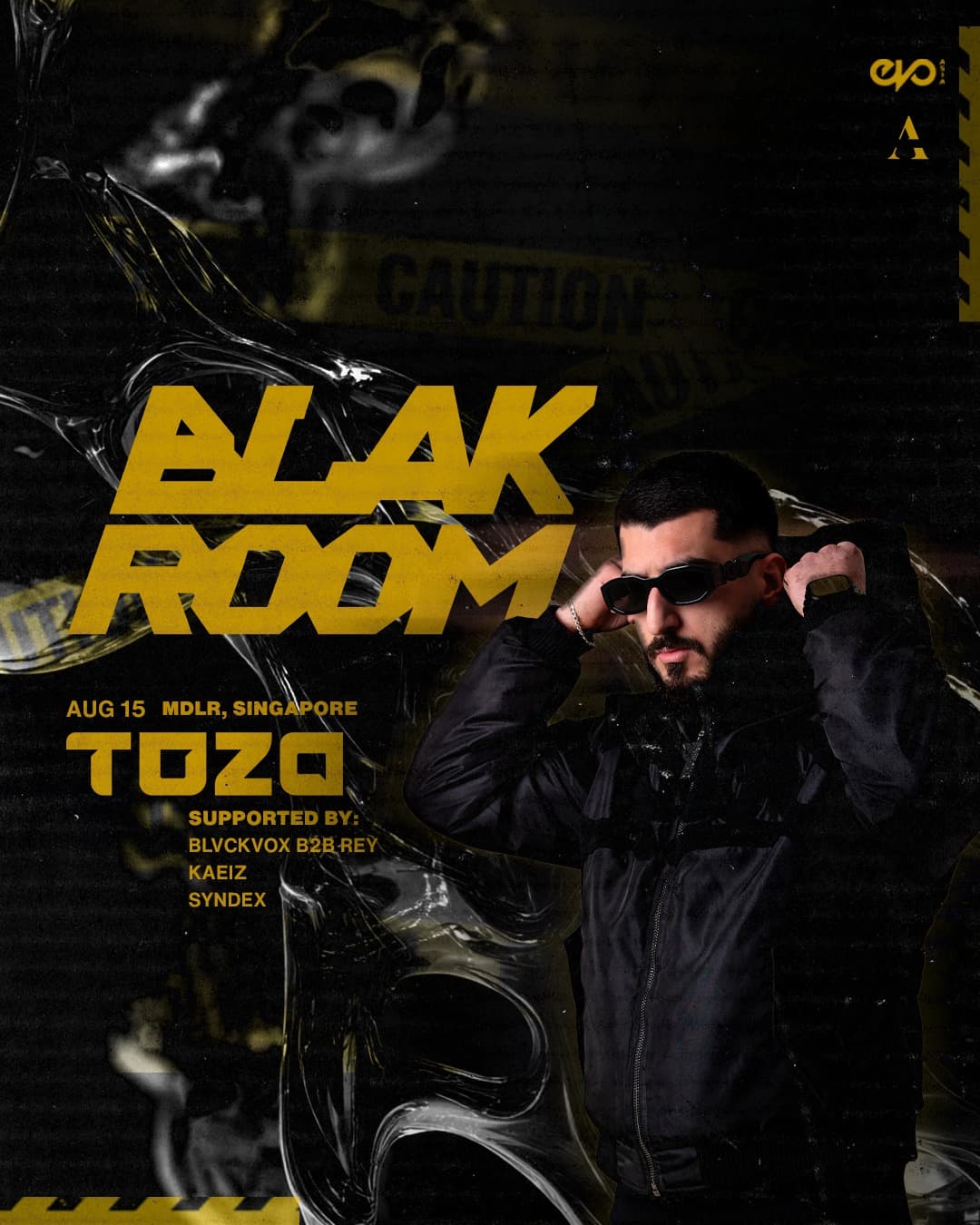 Blak Room ft. Toza flyer