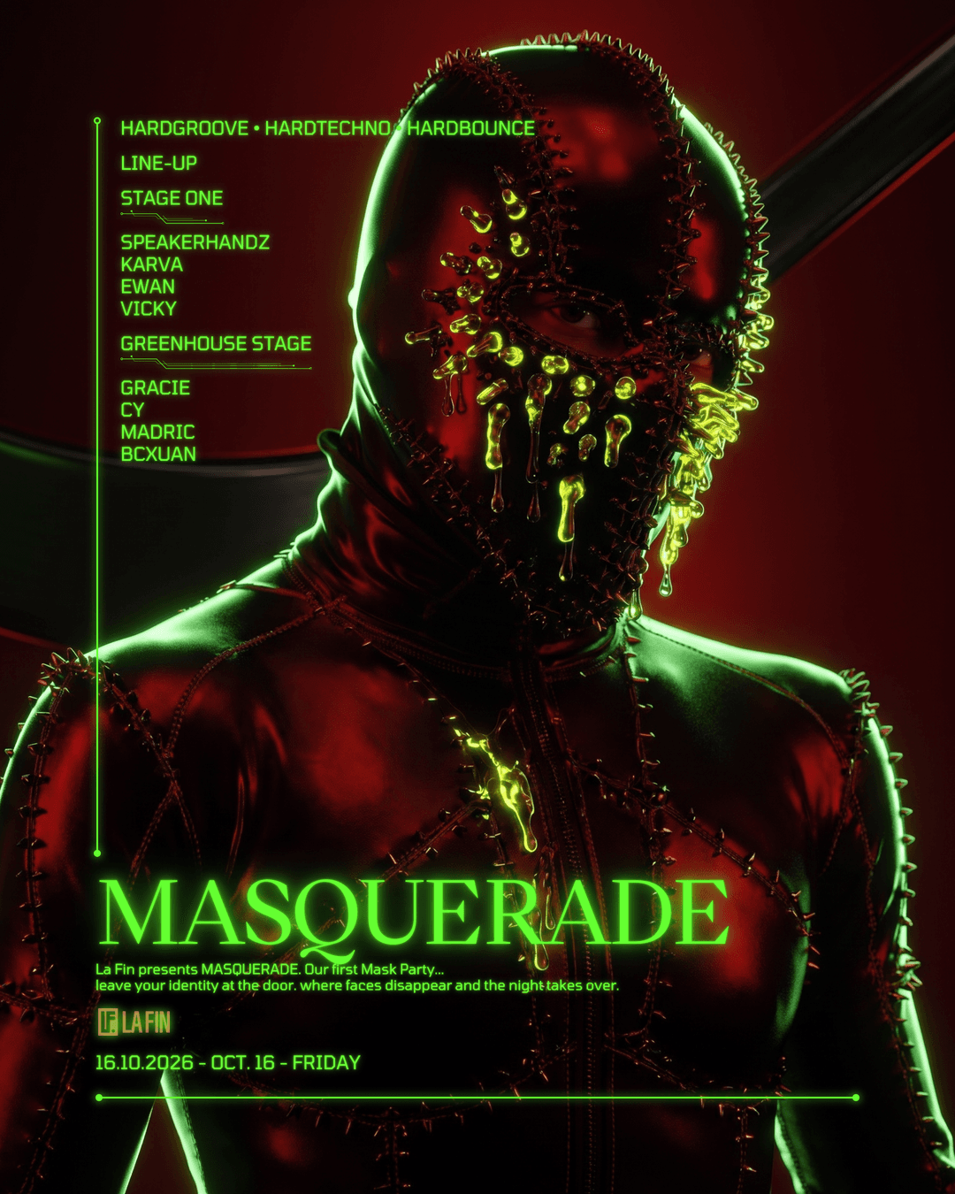 MASQUERADE flyer