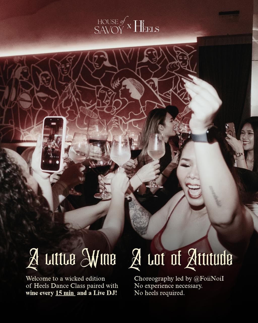 Wine down, Heels up Vol.2 - Halloween Edition flyer - image 2 of 4
