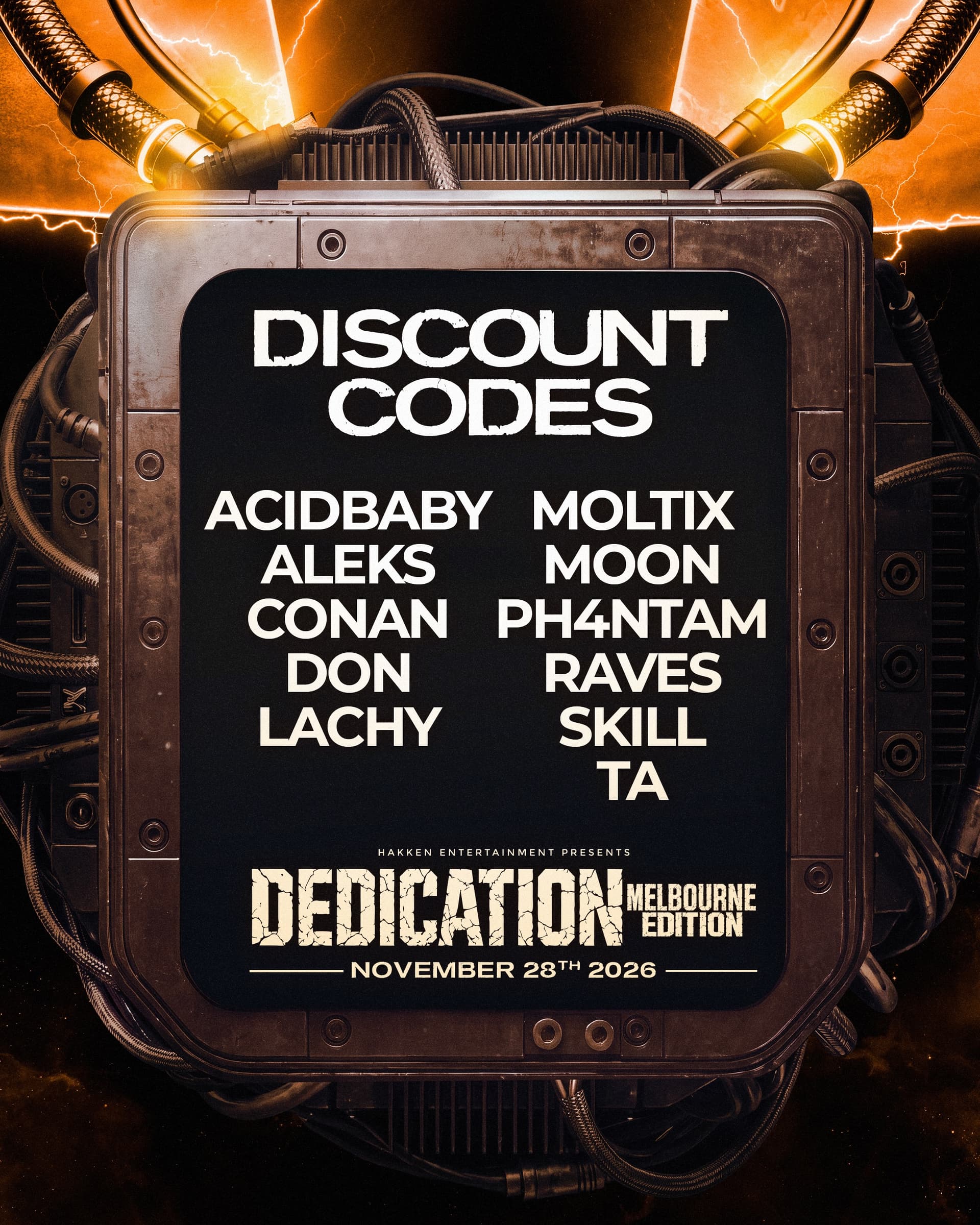 DEDICATION The Melbourne Edition flyer - image 2 of 2