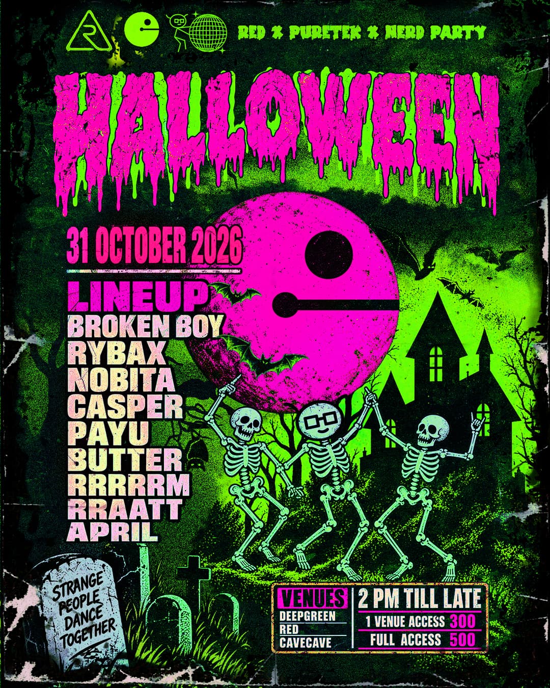Halloween 3D: Dance, Dead & Decks flyer - image 2 of 2