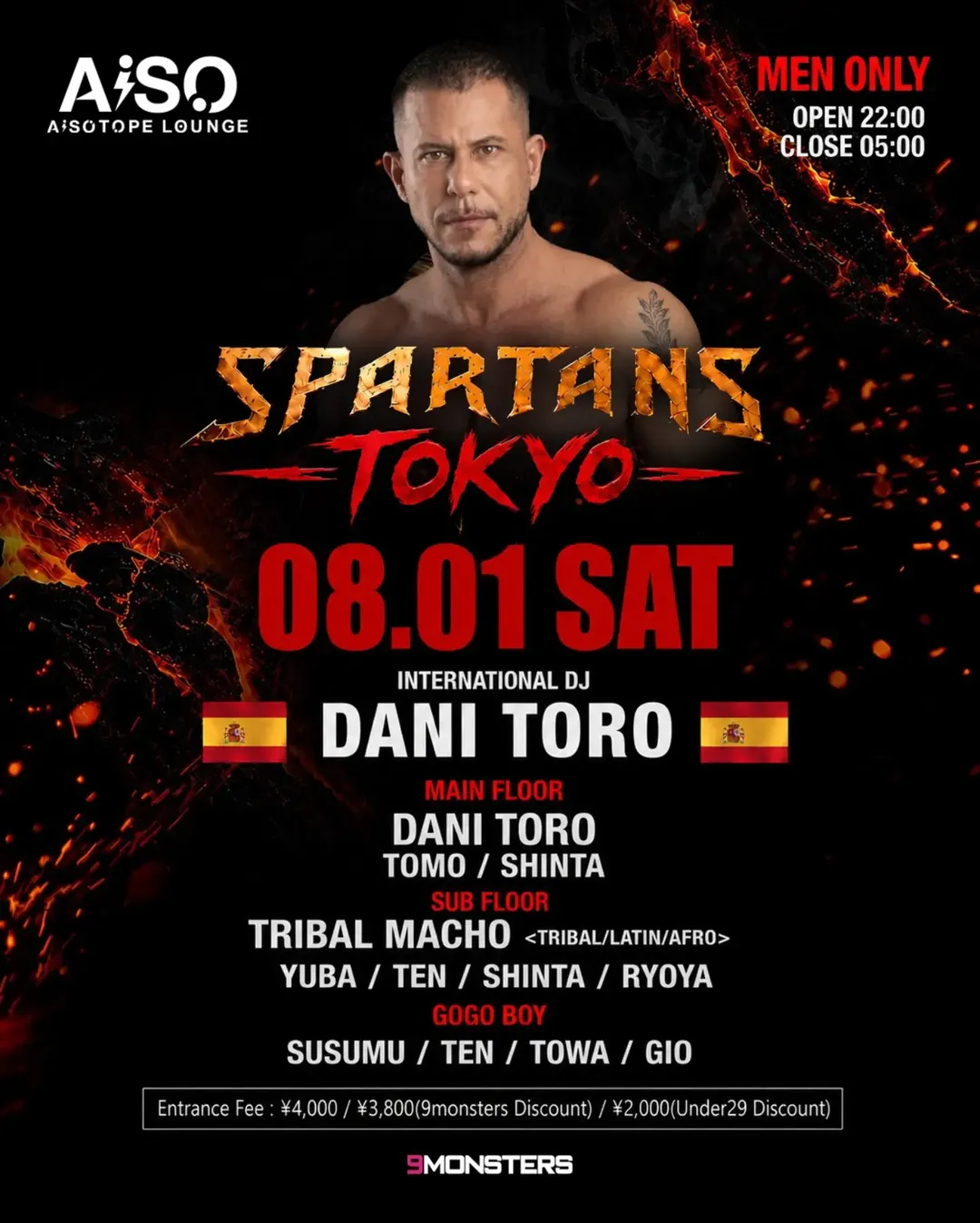 SPARTANS TOKYO flyer