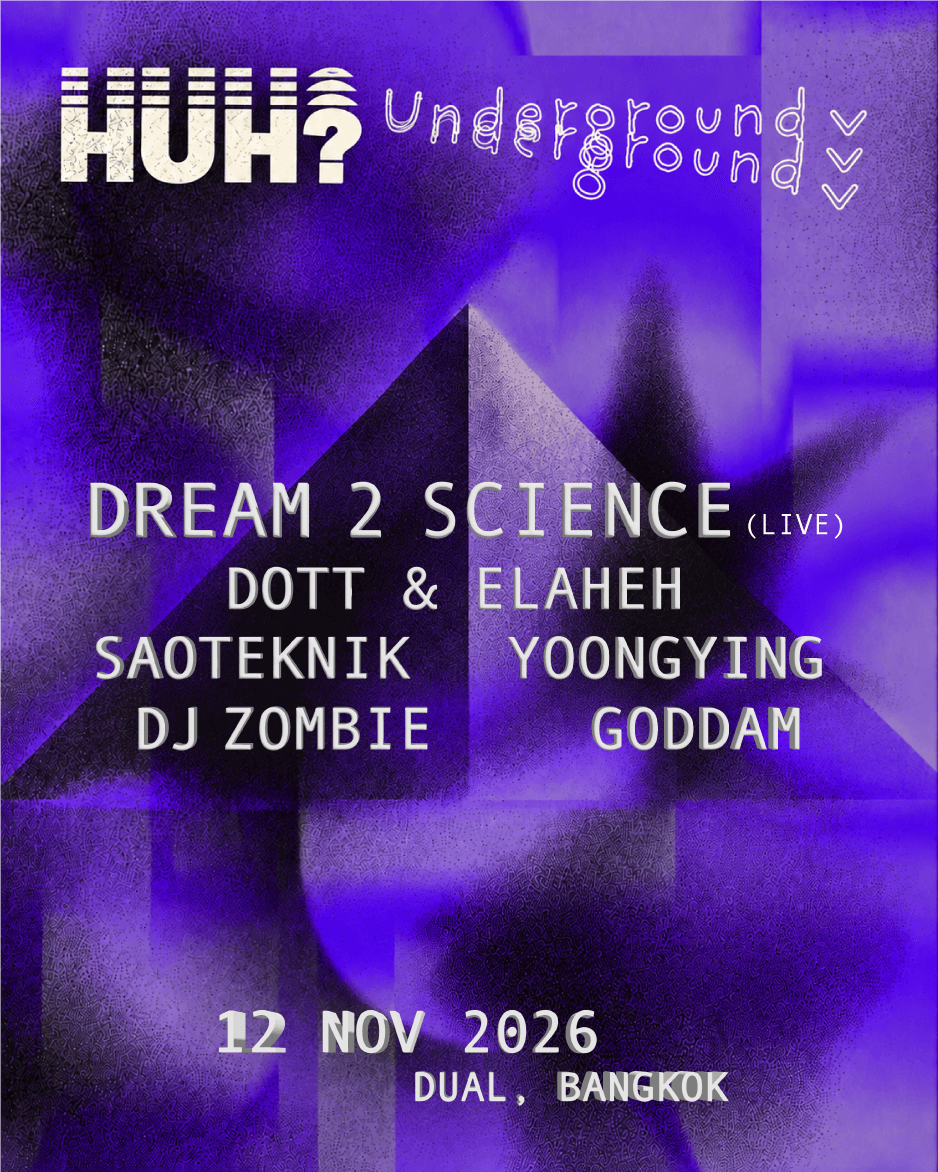 HUH? Underground flyer