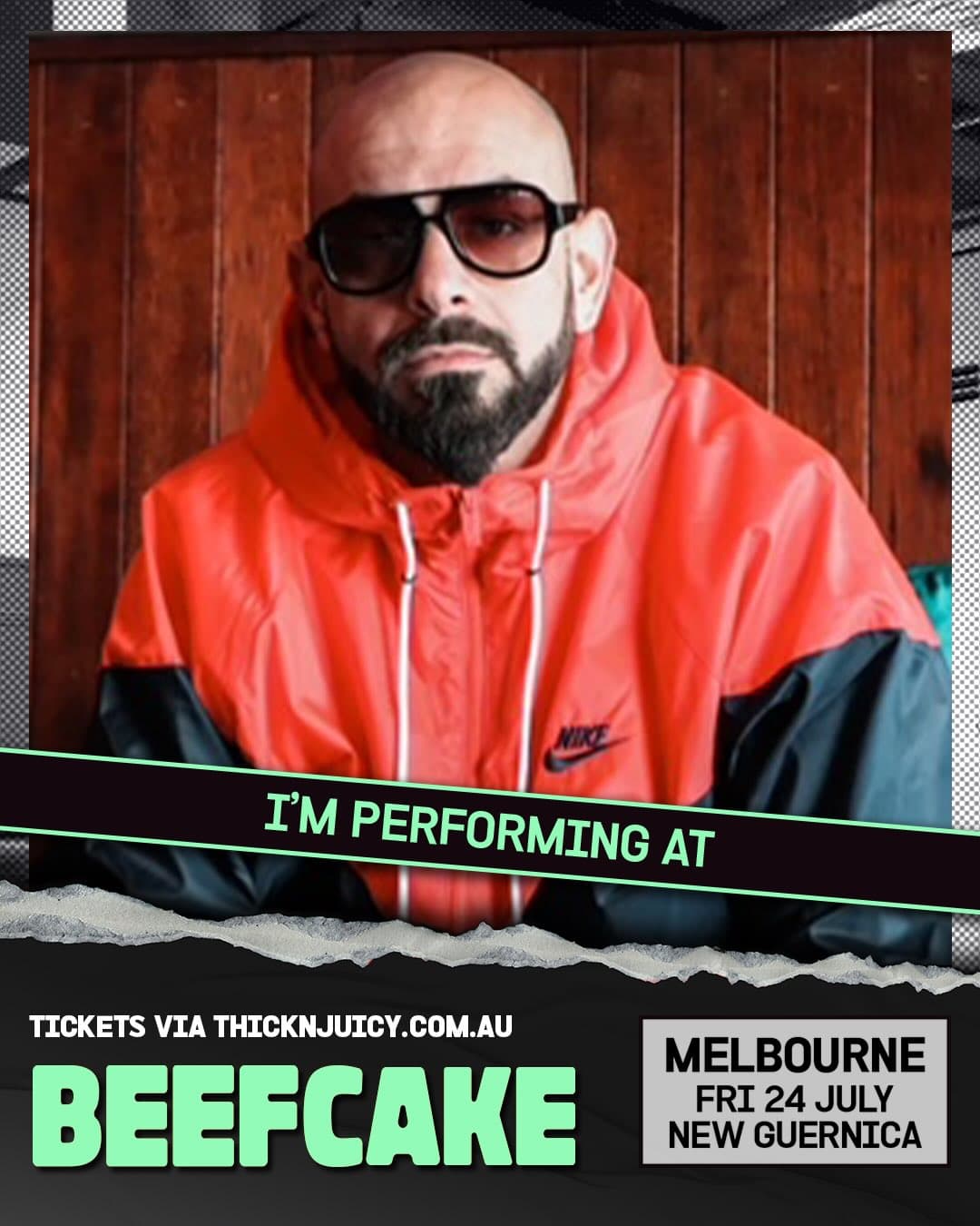 BEEFCAKE • Melbourne flyer - image 6 of 7