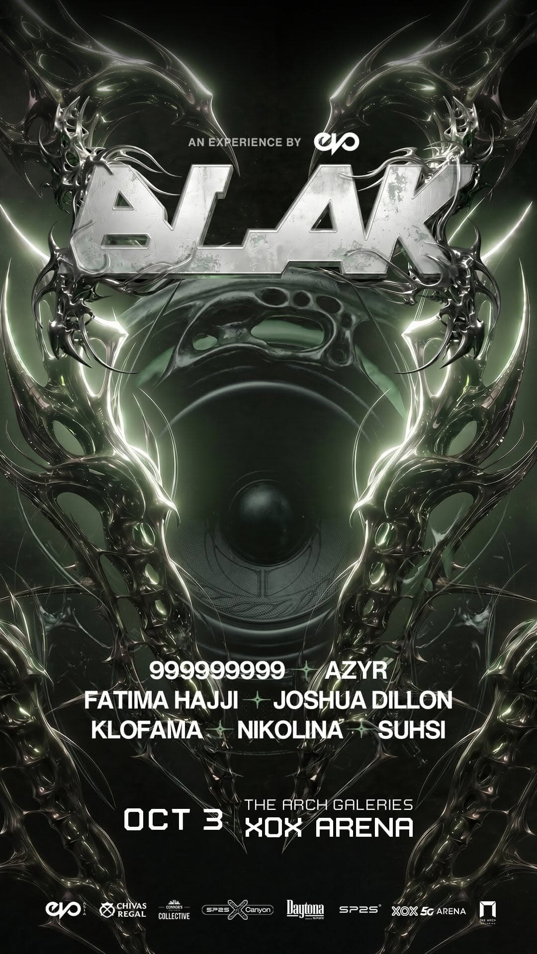BLAK Malaysia flyer