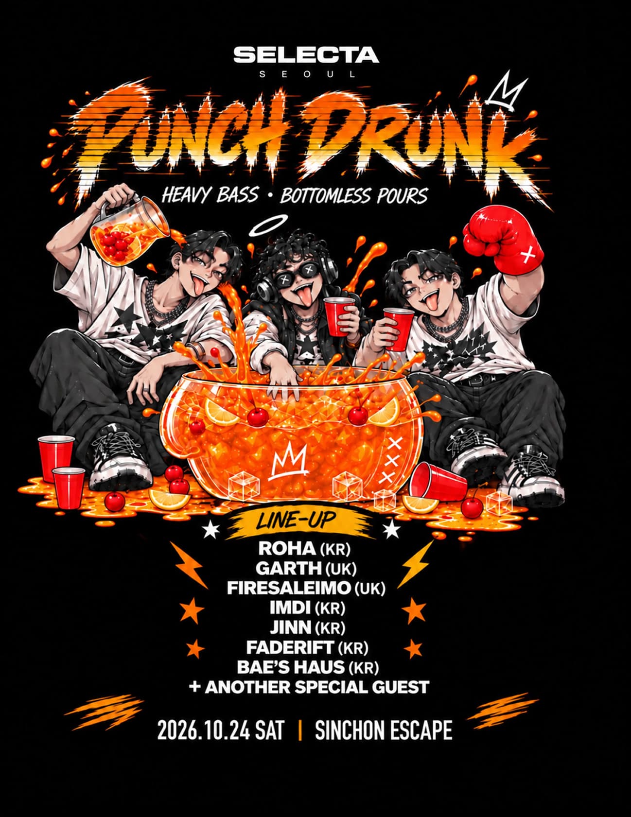 PUNCH DRUNK flyer