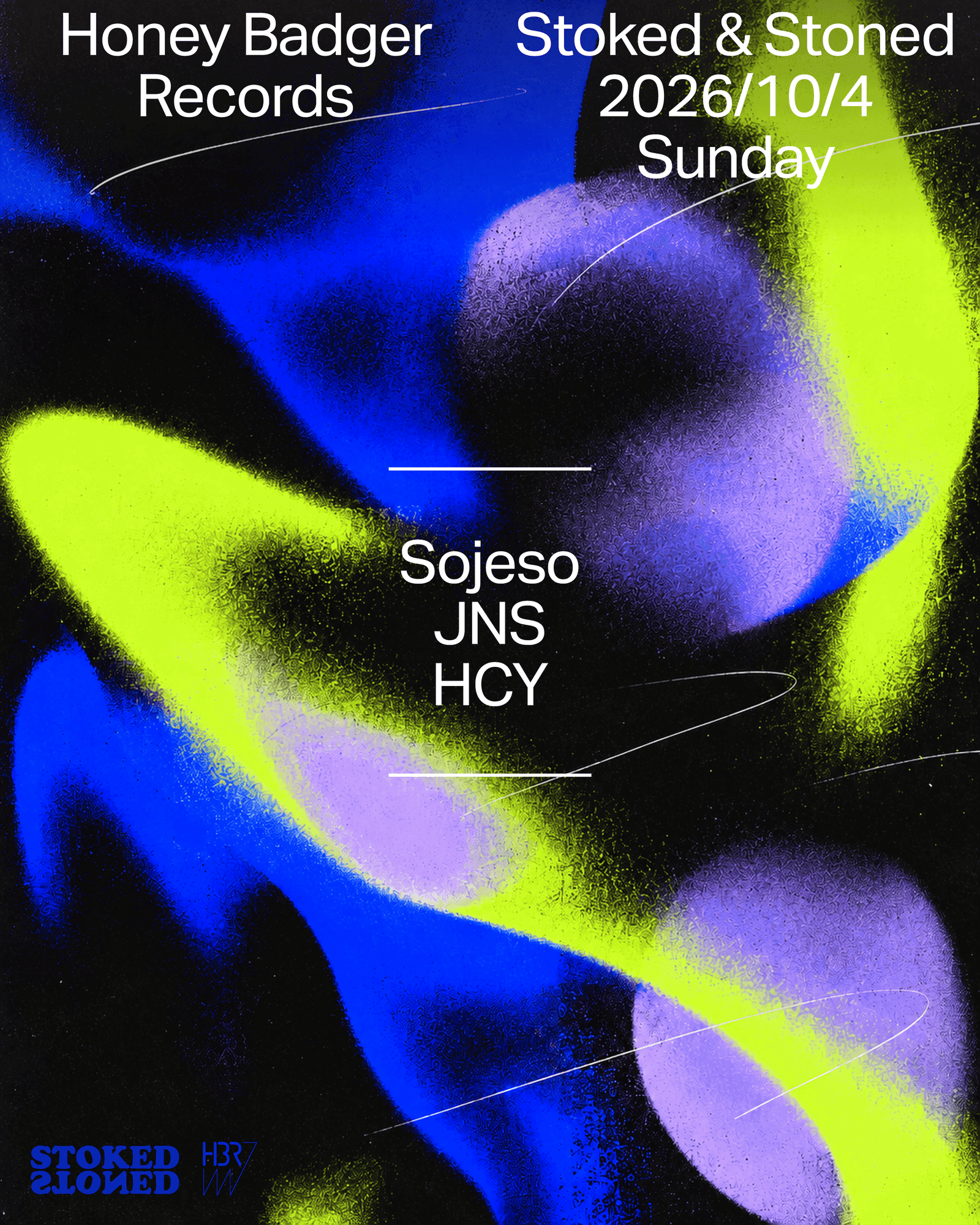 Honey Badger Records flyer