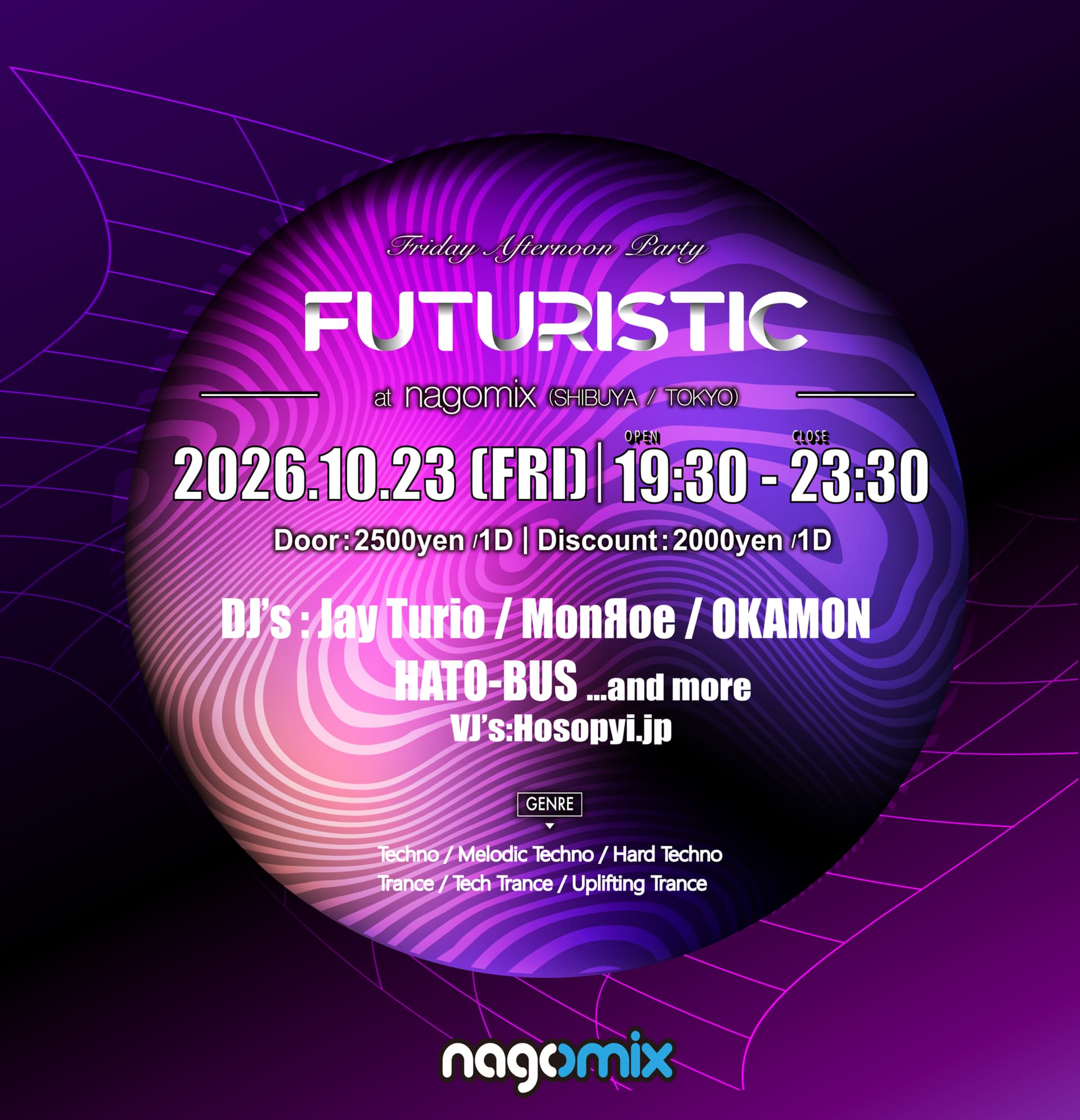 Magnificent Trance Pres. 'FUTURISTIC' flyer