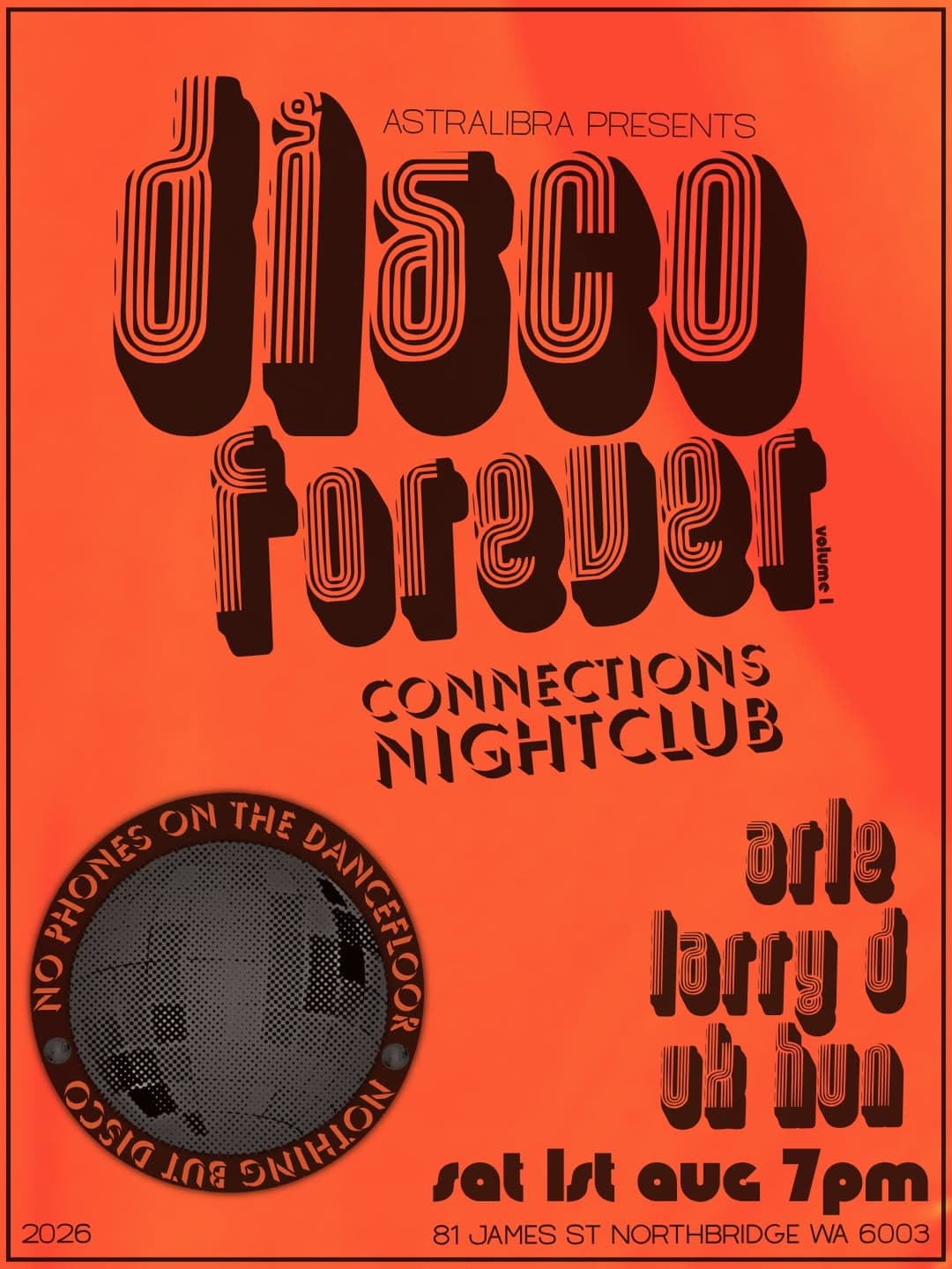 Disco Forever flyer