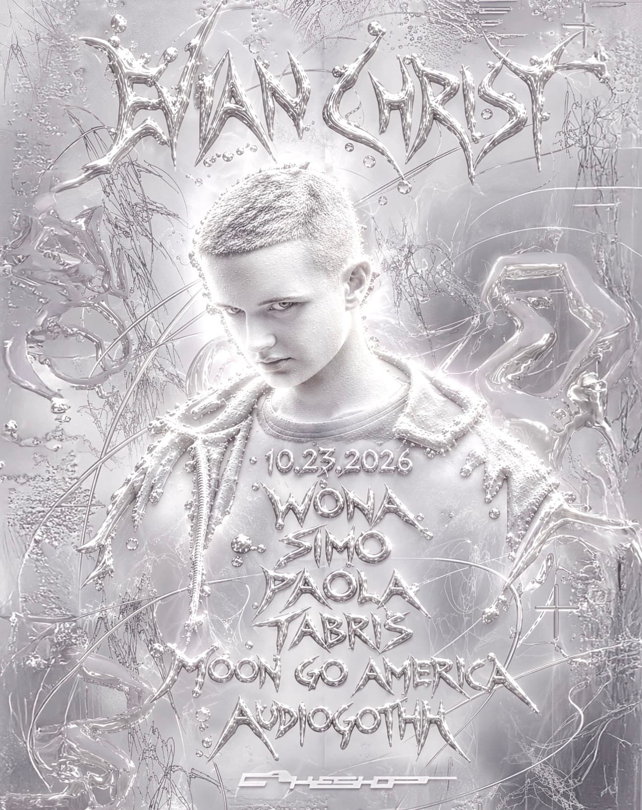 Cakeshop presents: Evian Christ flyer