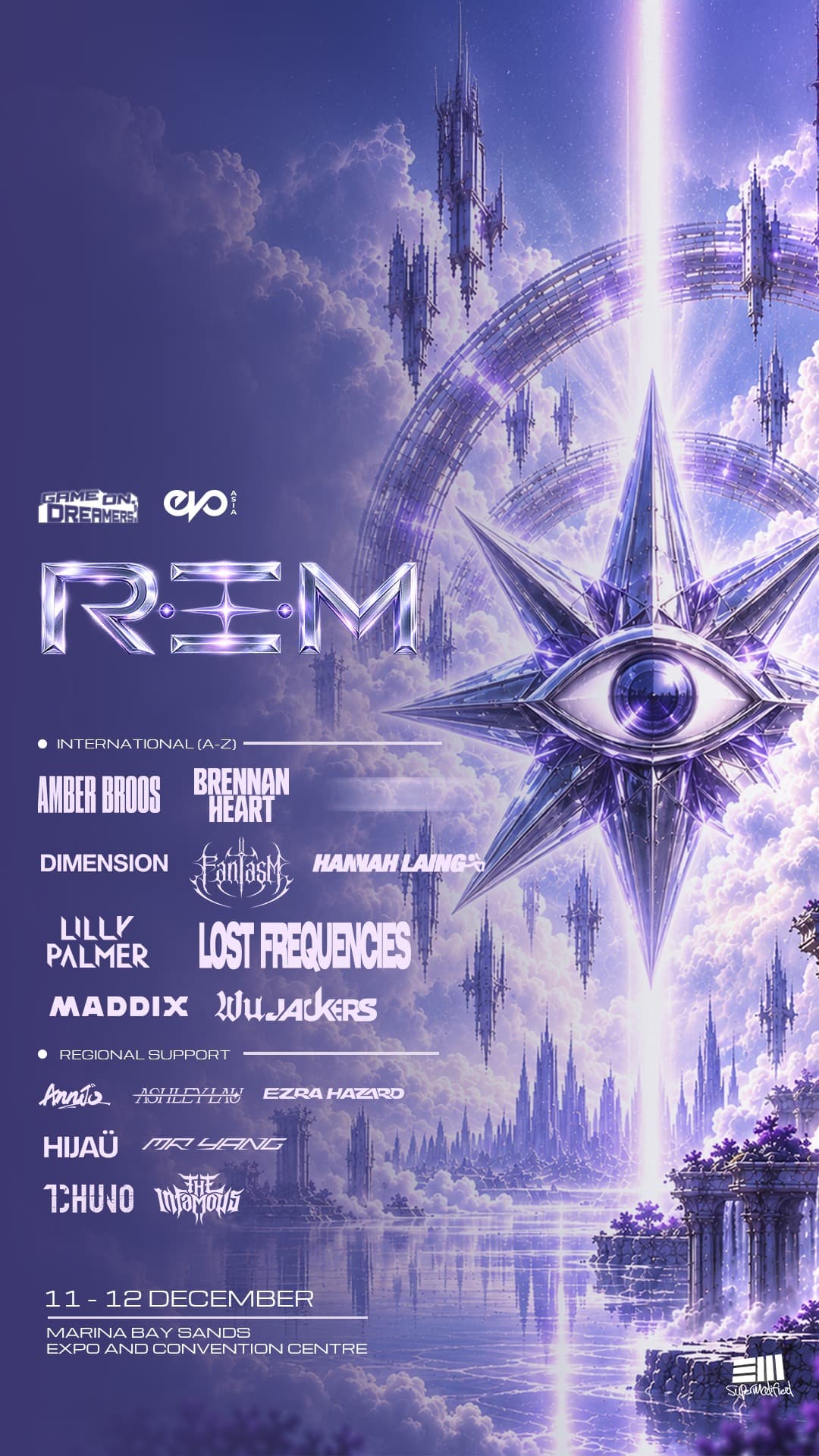 R.E.M Singapore 2026 flyer