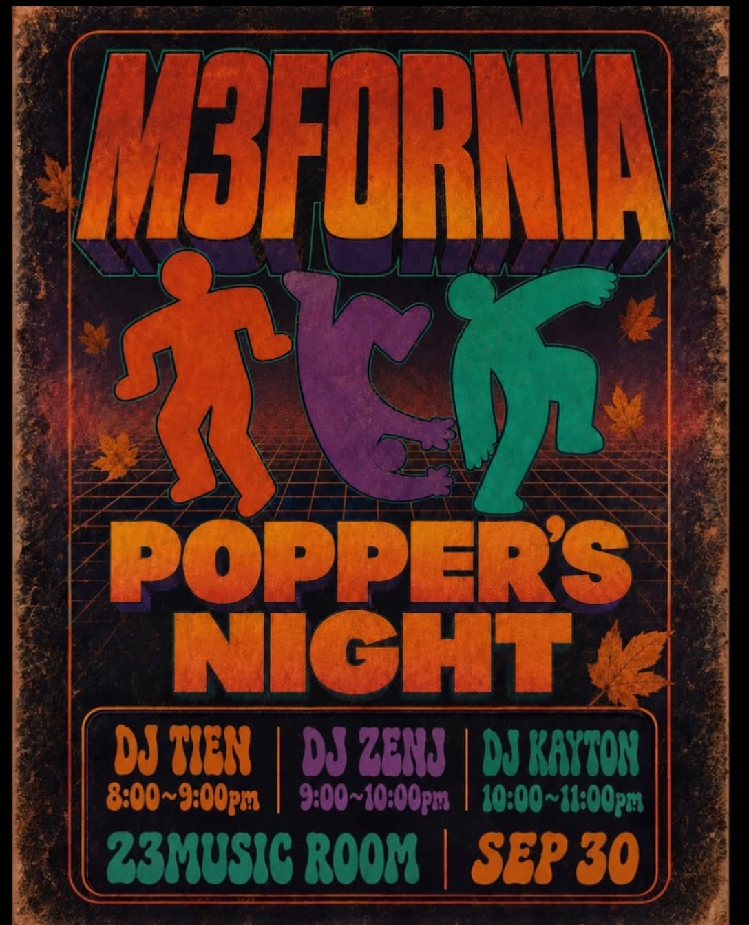 M3FORNIA vol.3 flyer