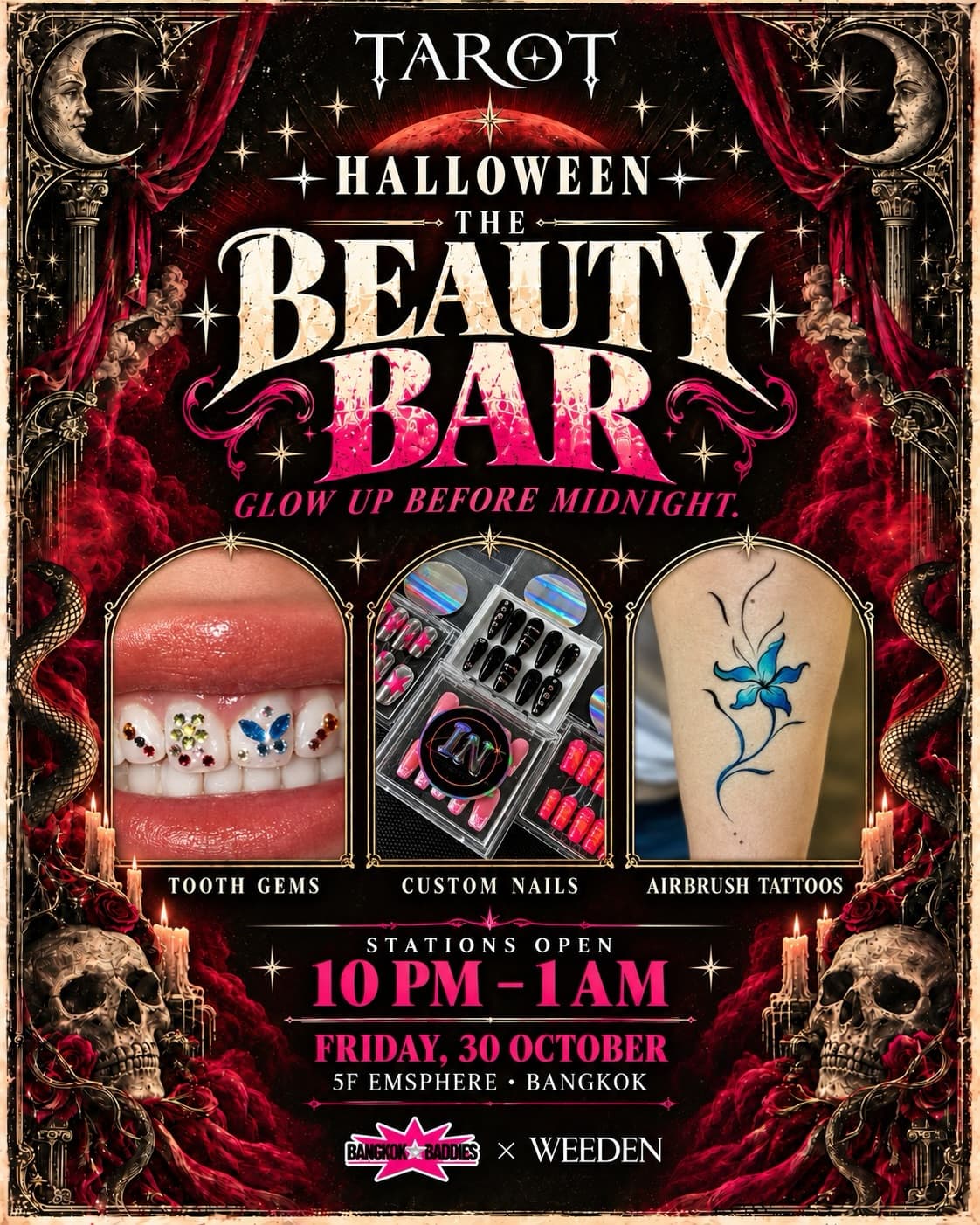 Bangkok Baddies Halloween at TAROT flyer - image 3 of 3