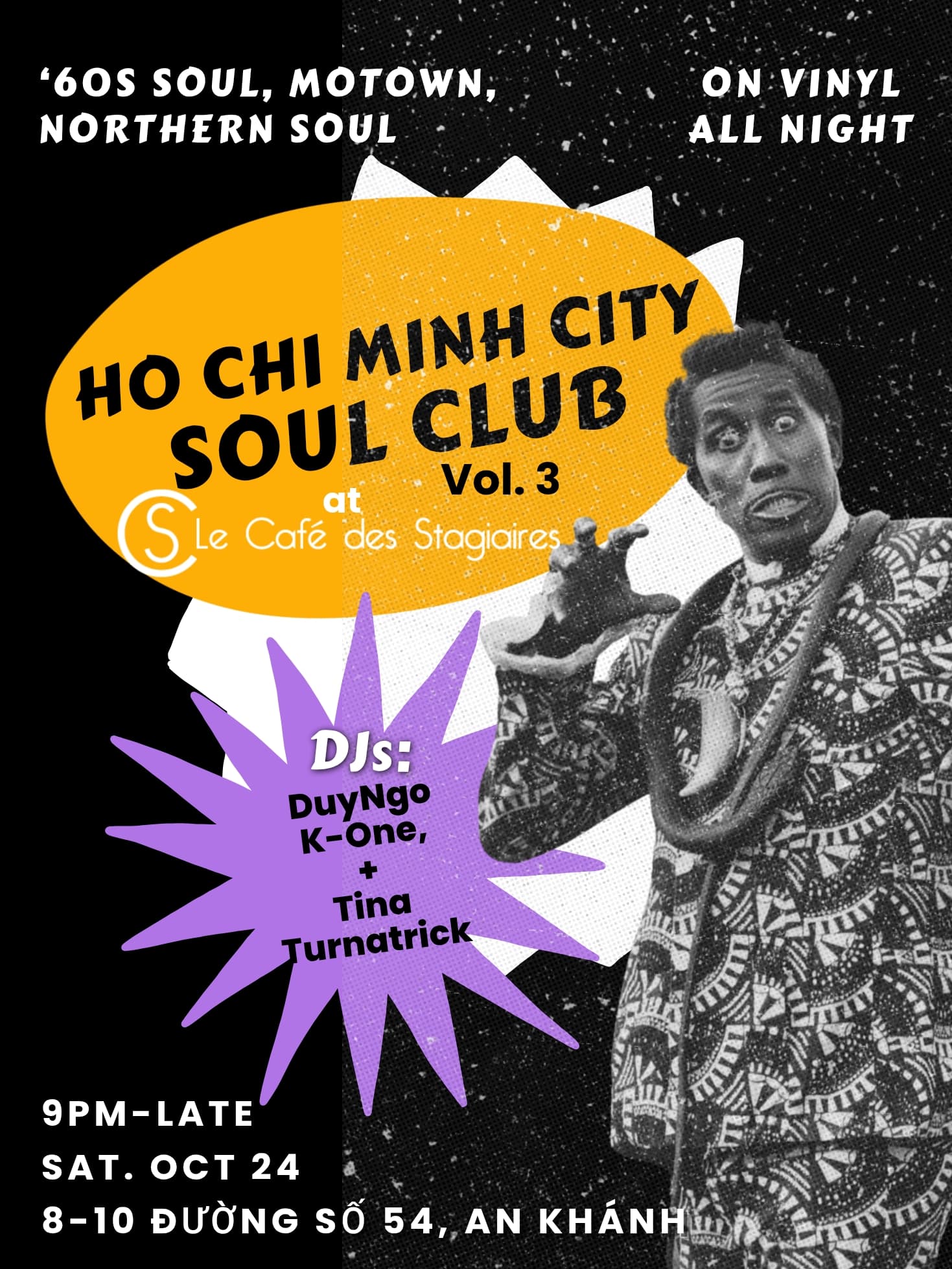 Ho Chi Minh City Soul Club vol 3 flyer