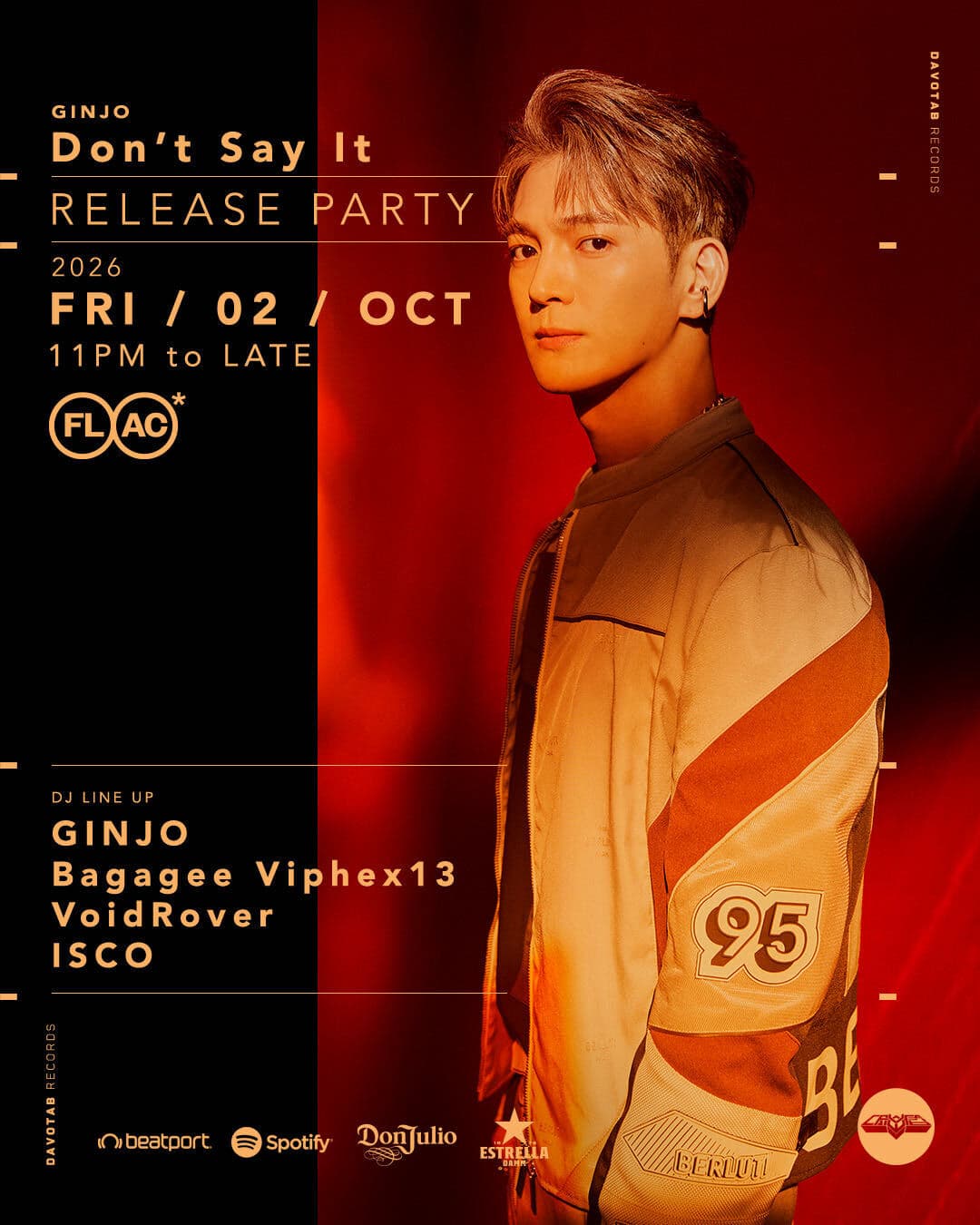GINJO Release Party at FLAC SEOUL flyer