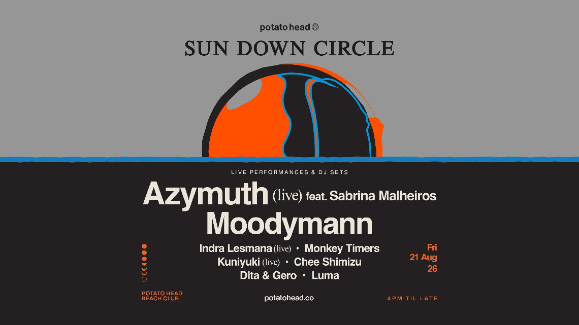 Sun Down Circle Featuring Azymuth Live and Moodymann flyer