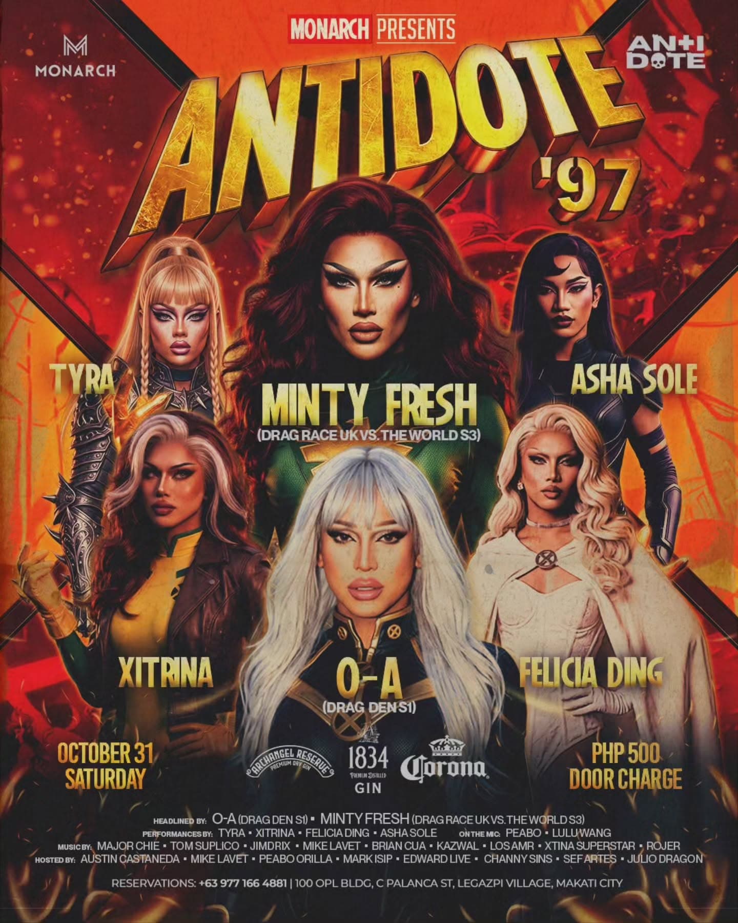 ANTIDOTE '97: TO ME MY X-MEN flyer - image 3 of 4