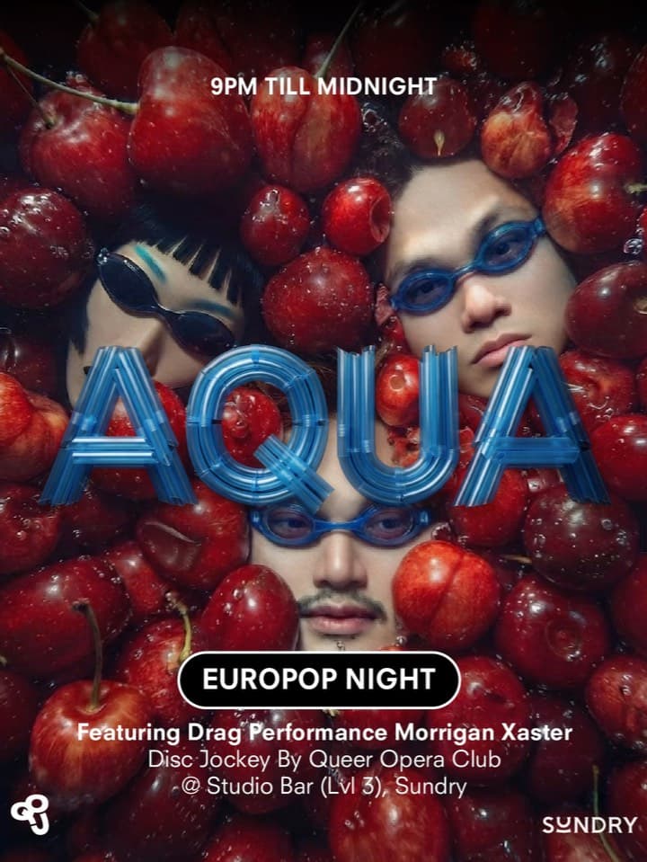 AQUA: EUROPOP NIGHT flyer