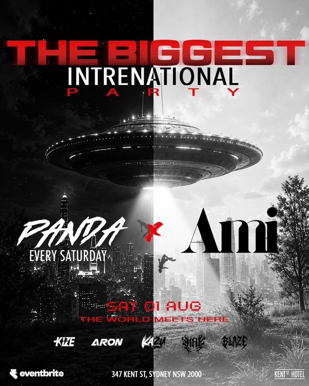PANDA x AMI COLLABORATION flyer