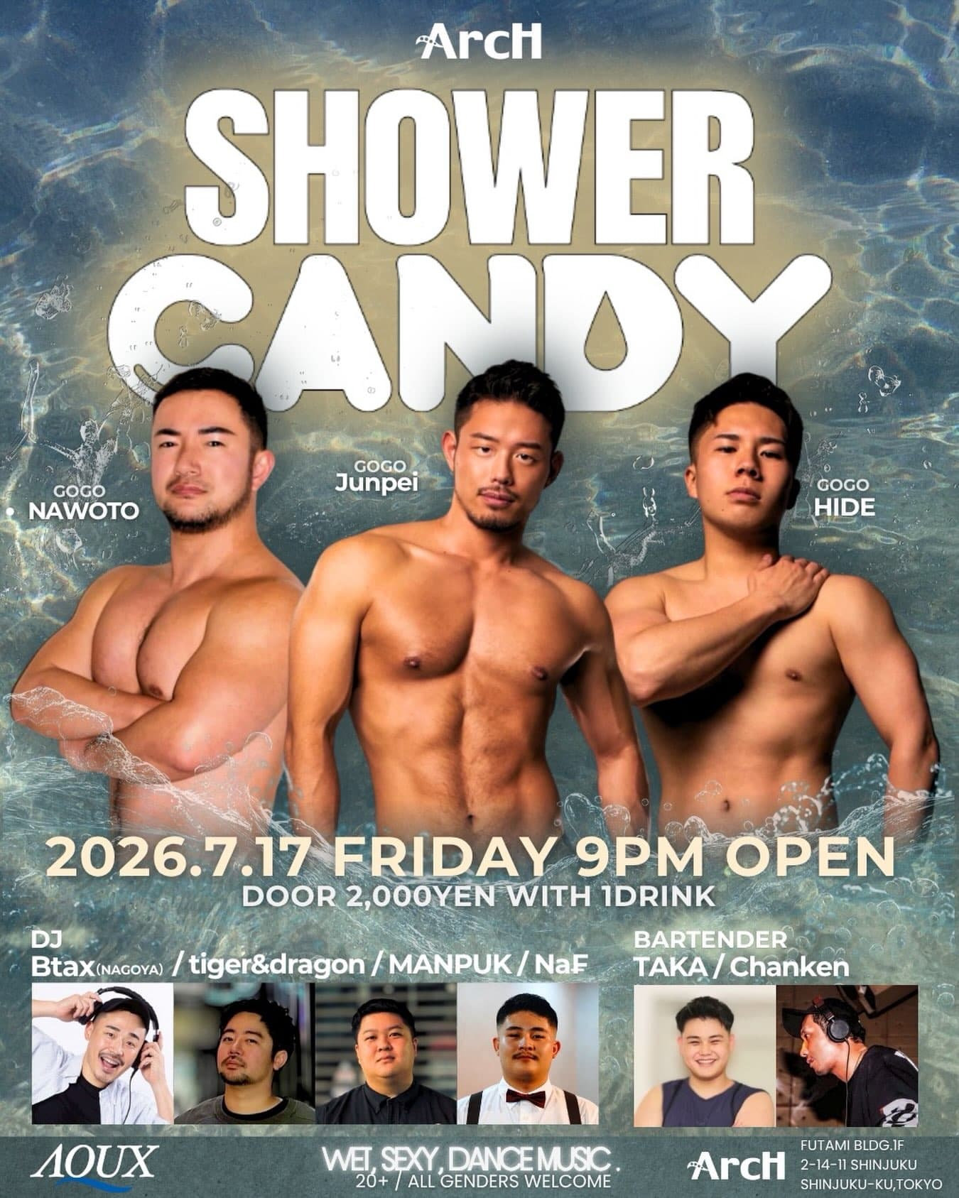 Shower Candy flyer