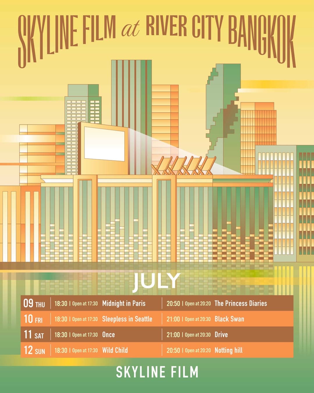 Skyline Film at River City Bangkok flyer