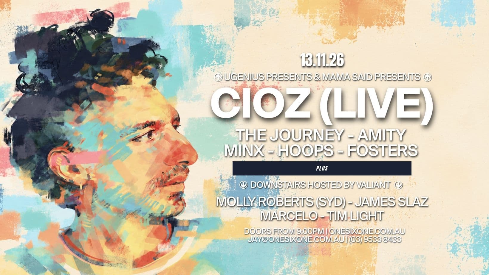 CIOZ (LIVE) flyer