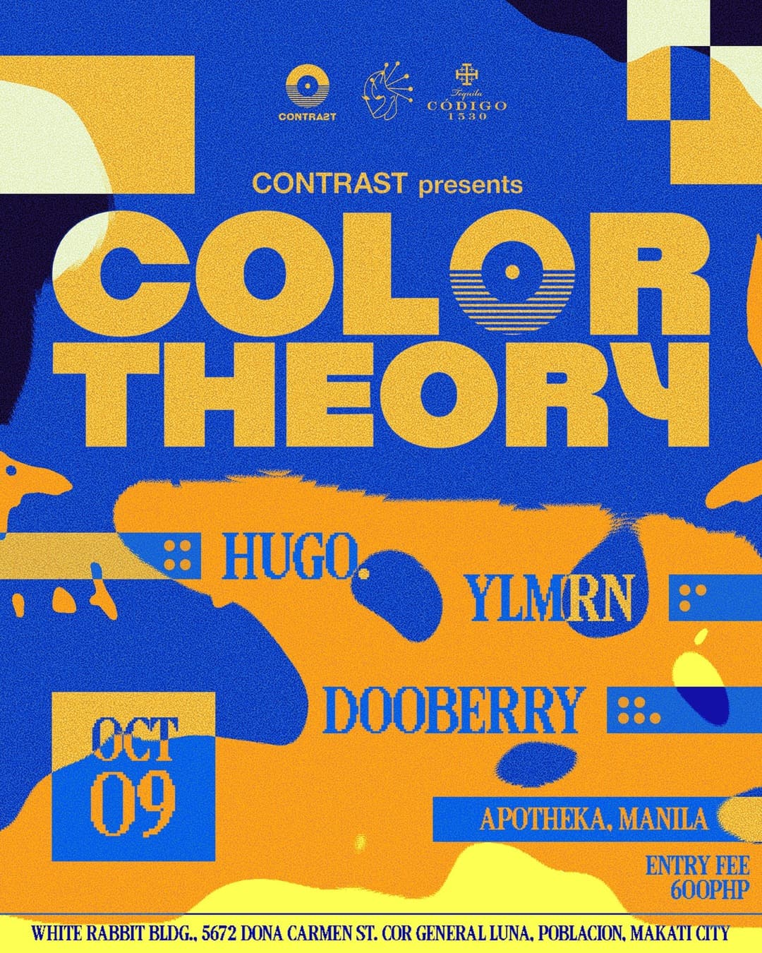 Contrast presents: Color Theory flyer