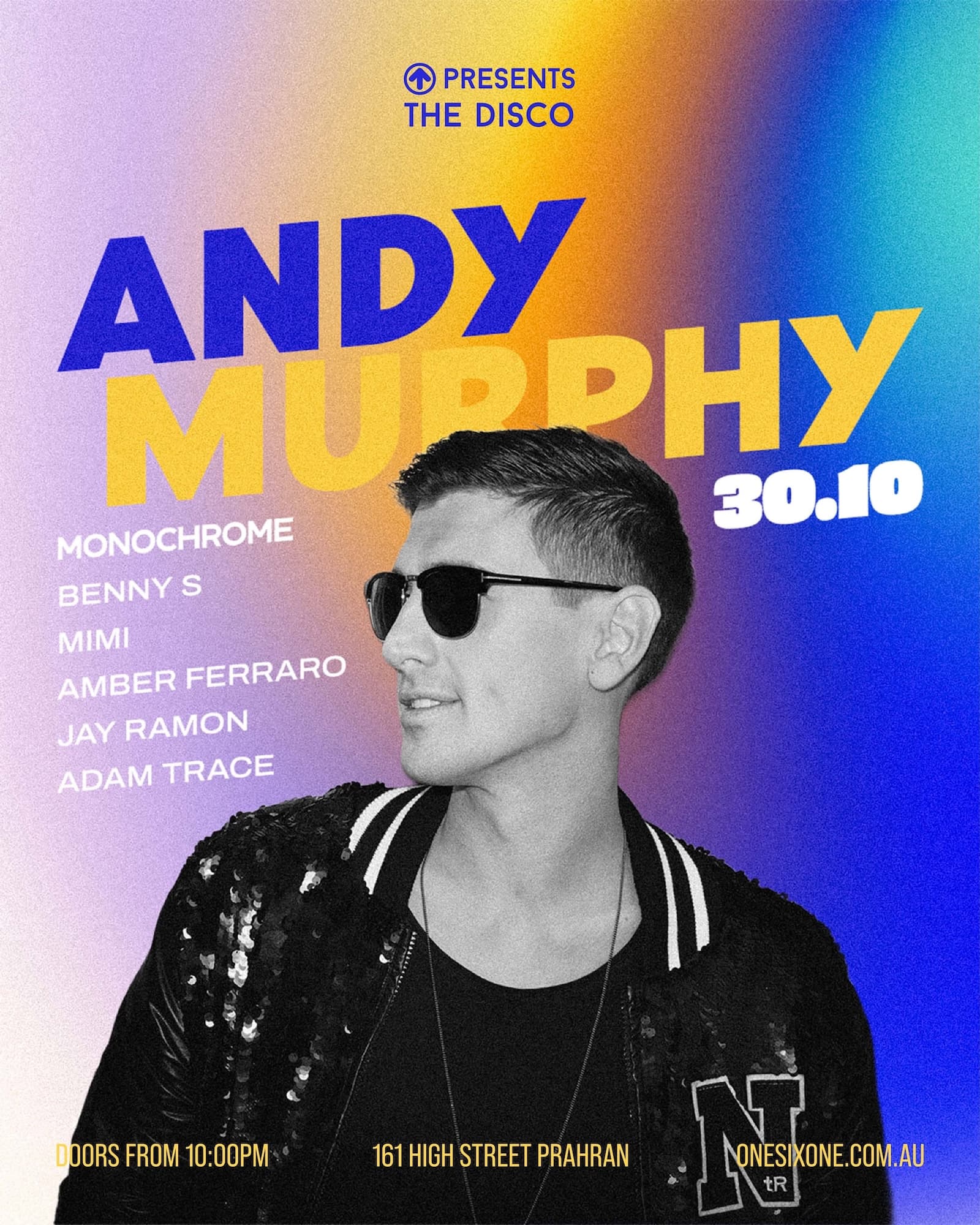 ANDY MURPHY AT THE DISCO flyer