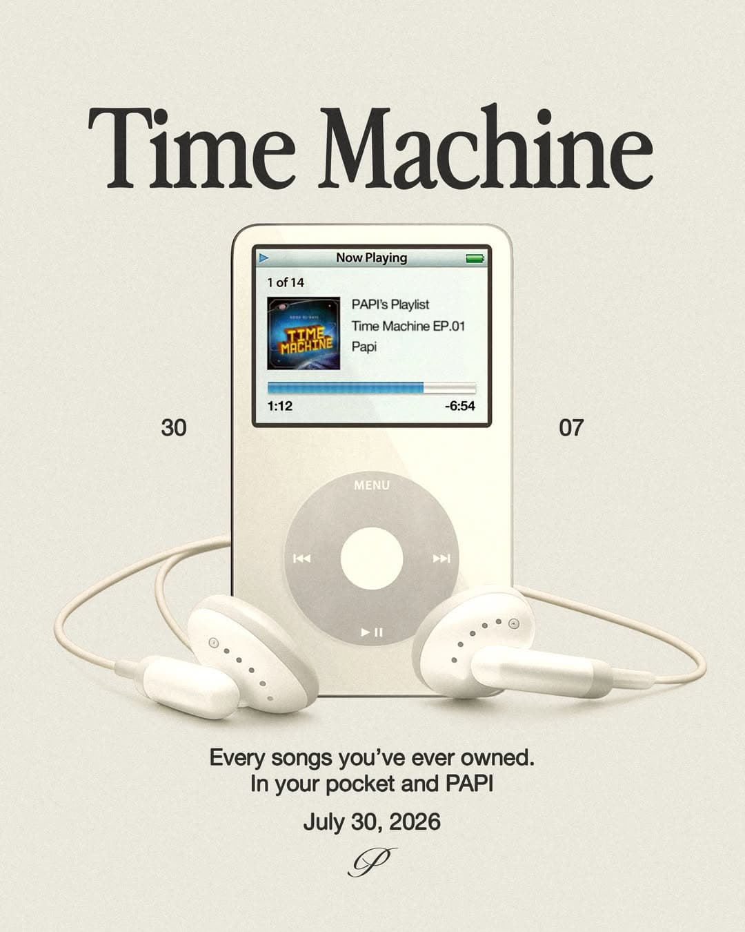 PAPI PRESENTS | TIME MACHINE flyer