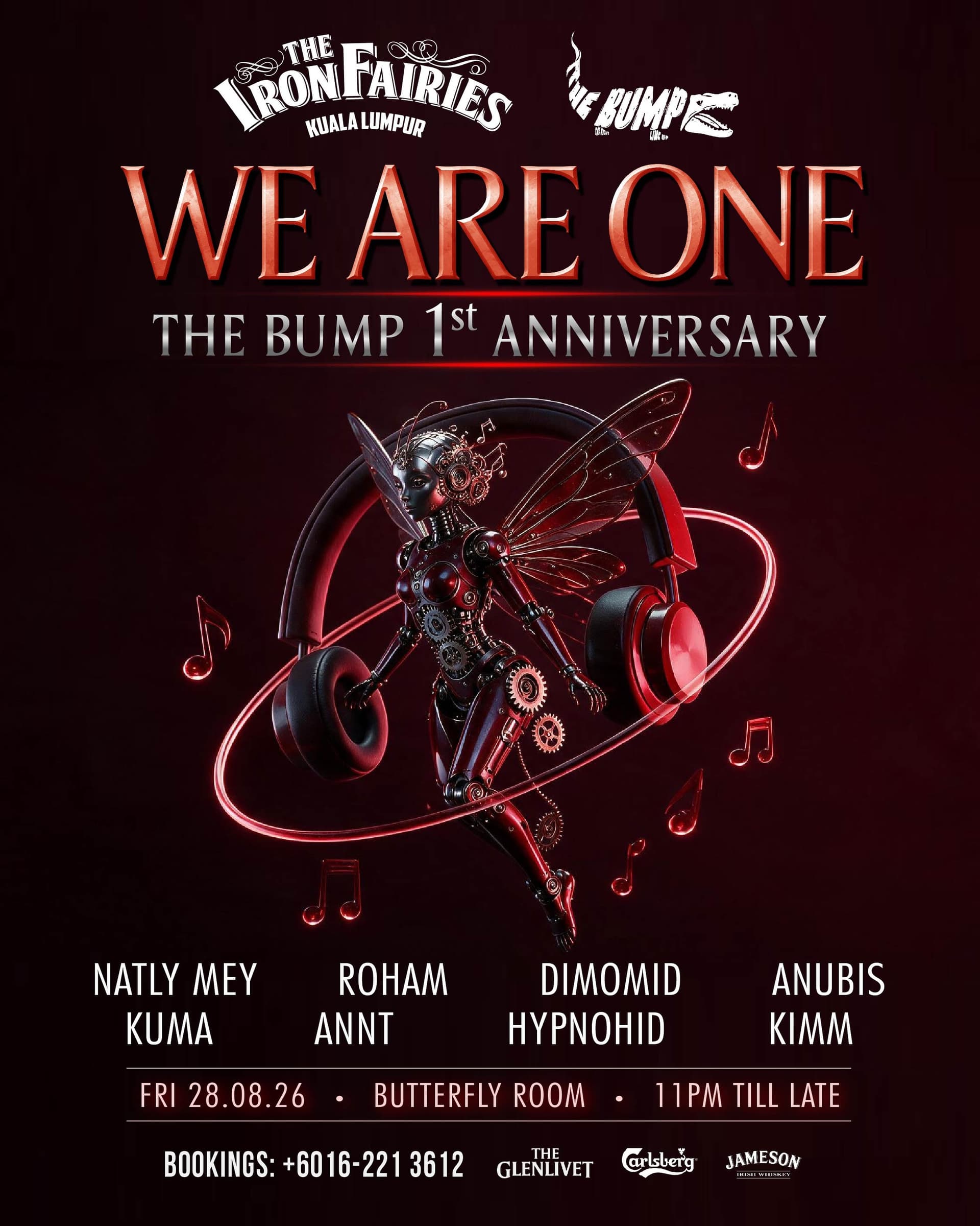The Bump 1st Anniversary flyer