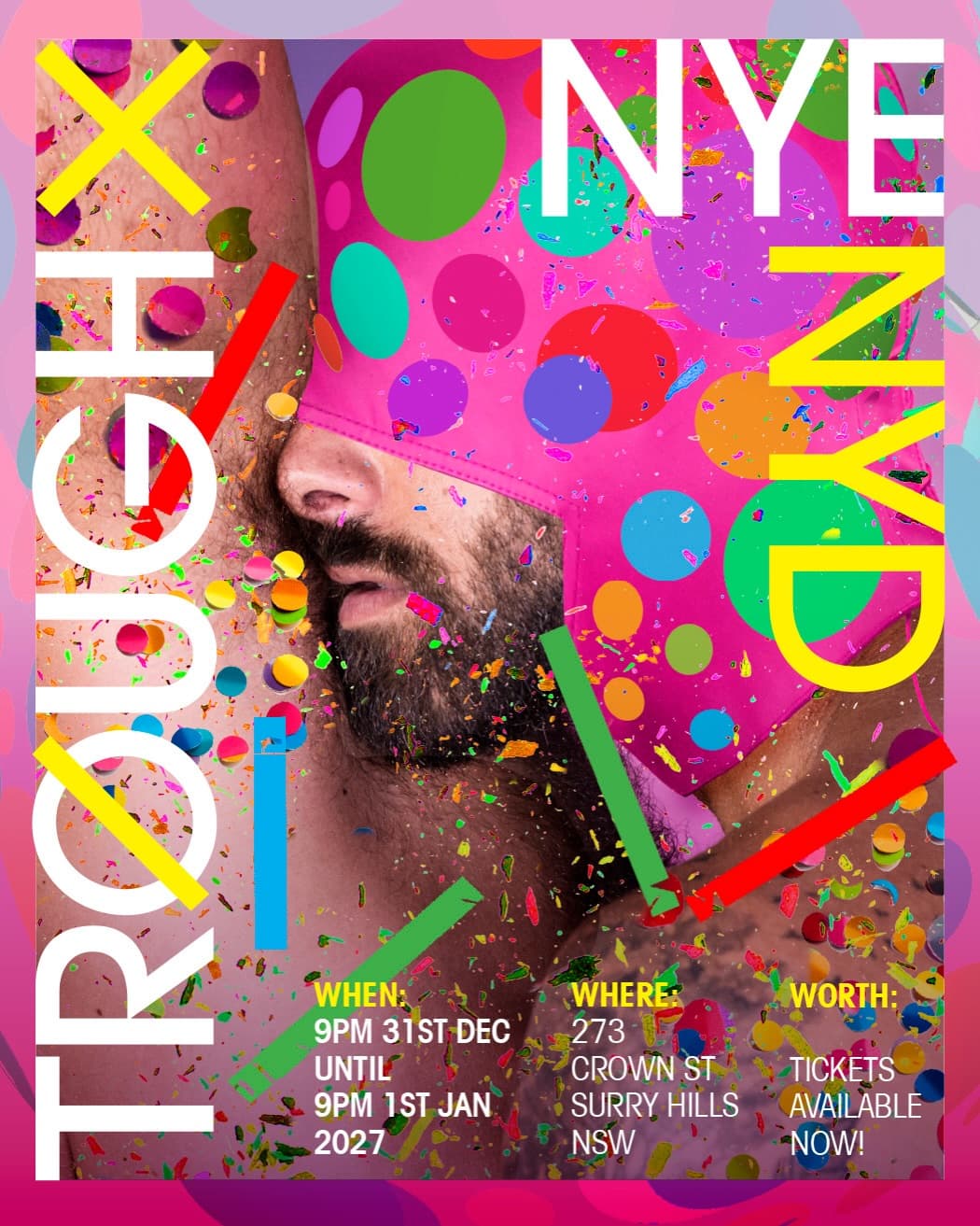TROUGH X NYD/NYE flyer