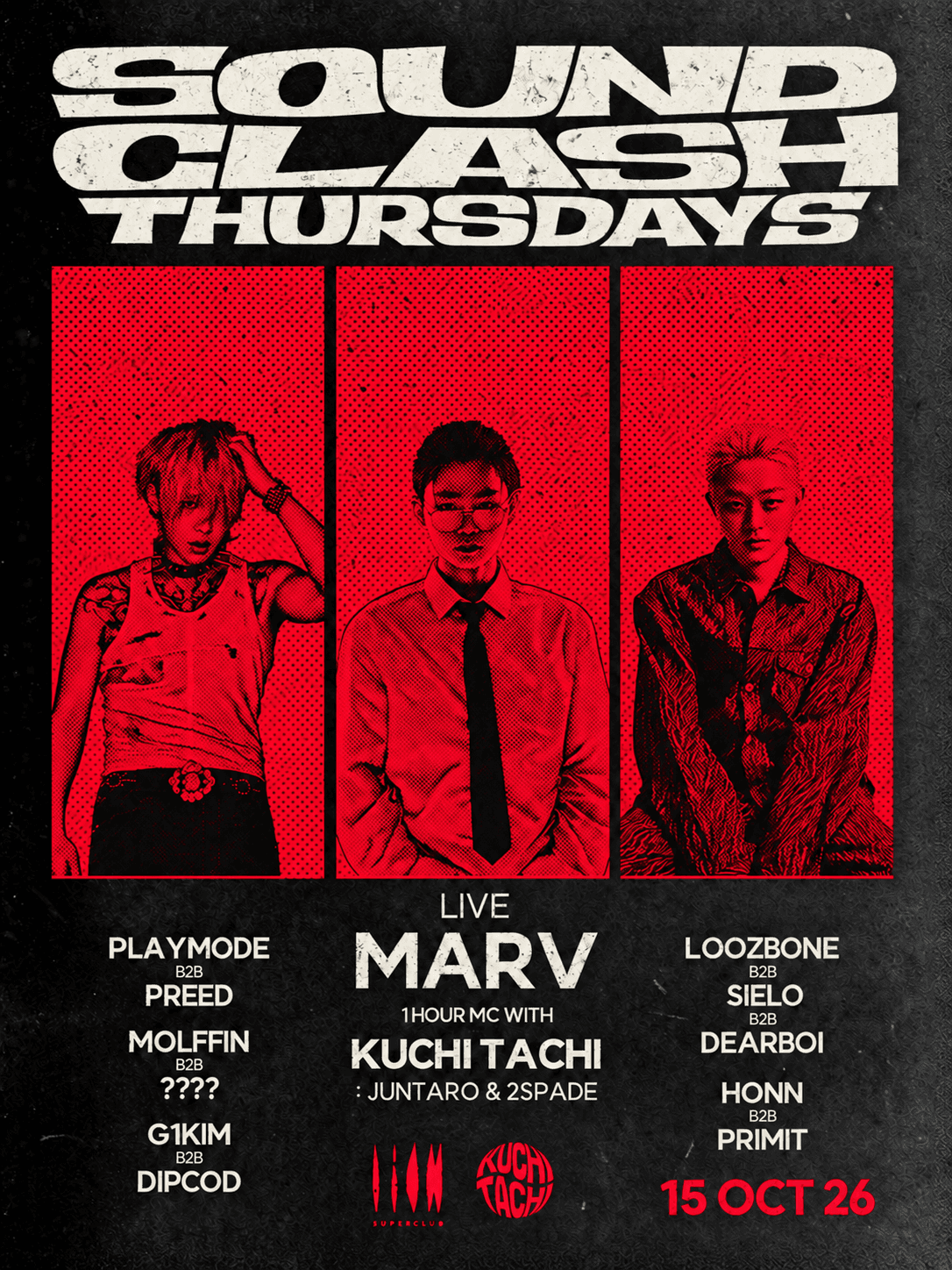 SOUND CLASH THURSDAYS flyer
