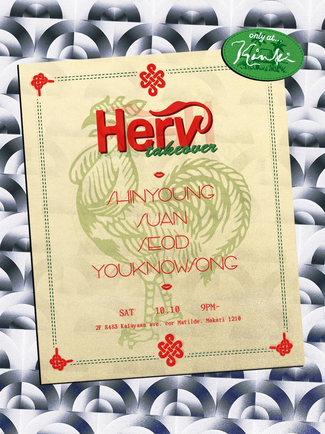 HERV Takeover flyer