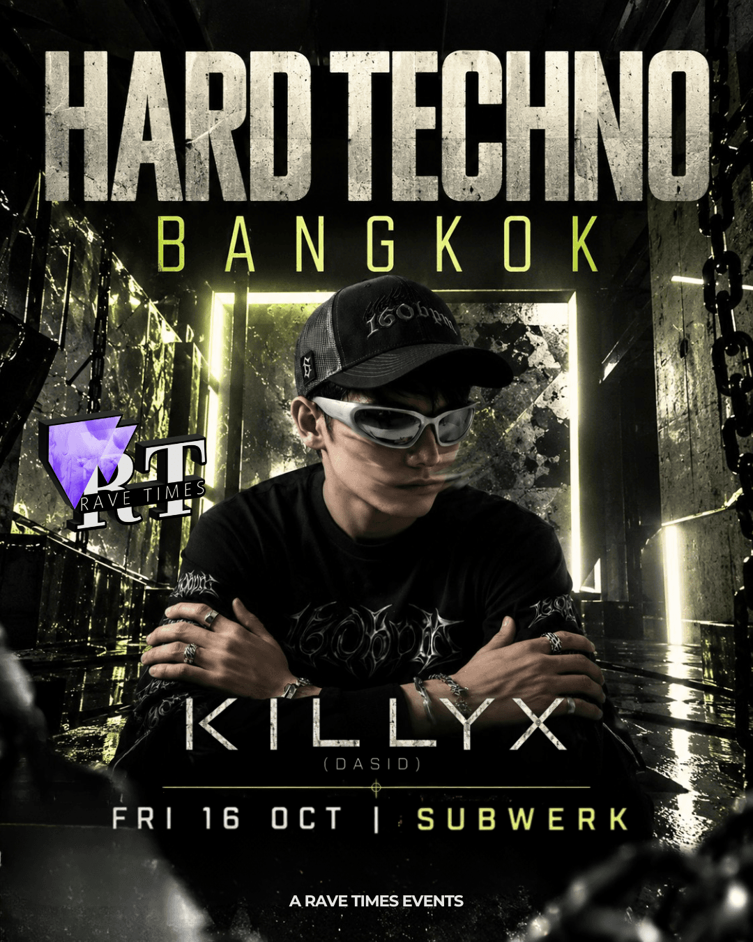 Hard Techno with Killyx (dasid) - by Rave Times flyer