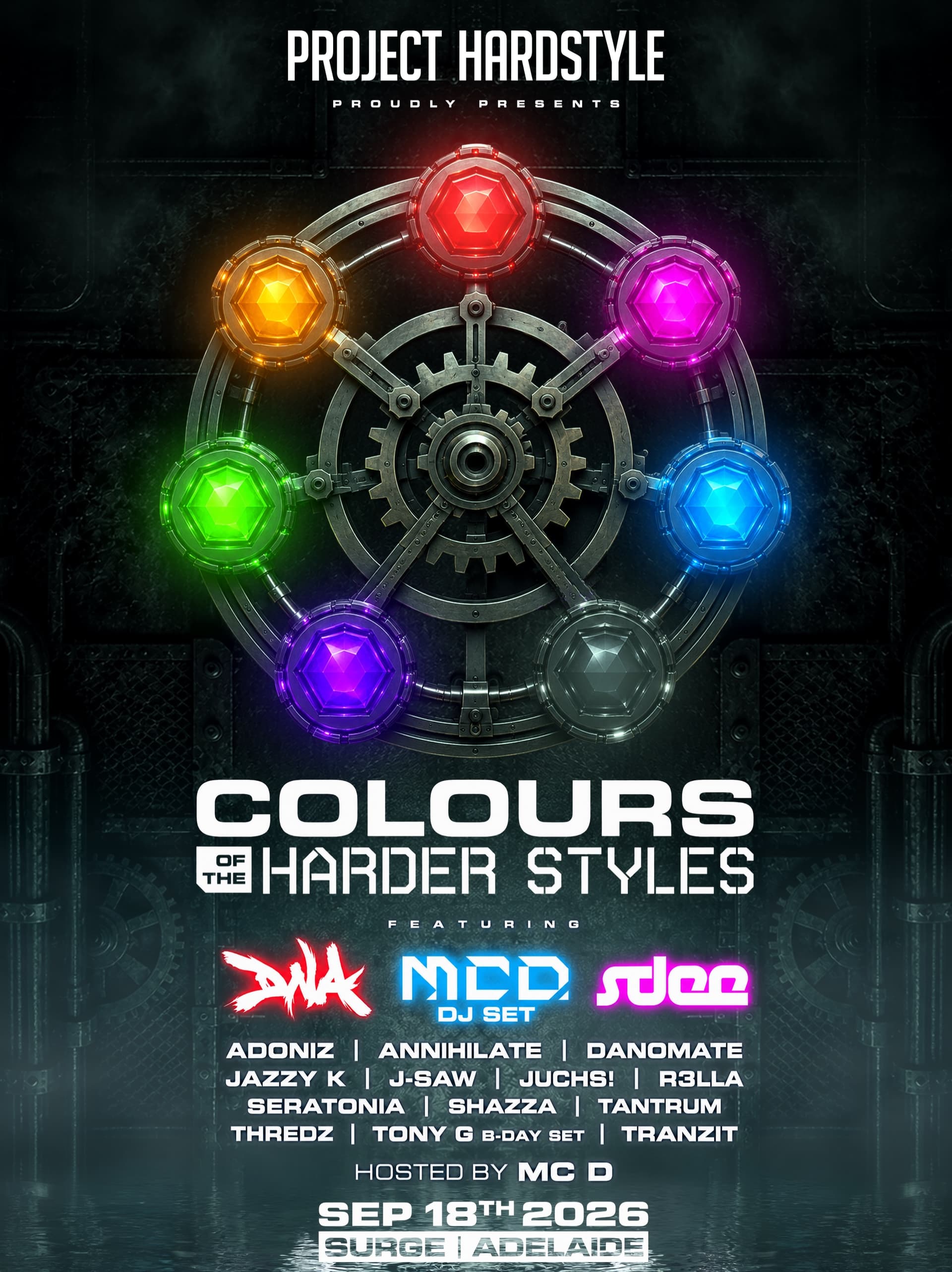 Project Hardstyle: Colours of The Harder Styles flyer