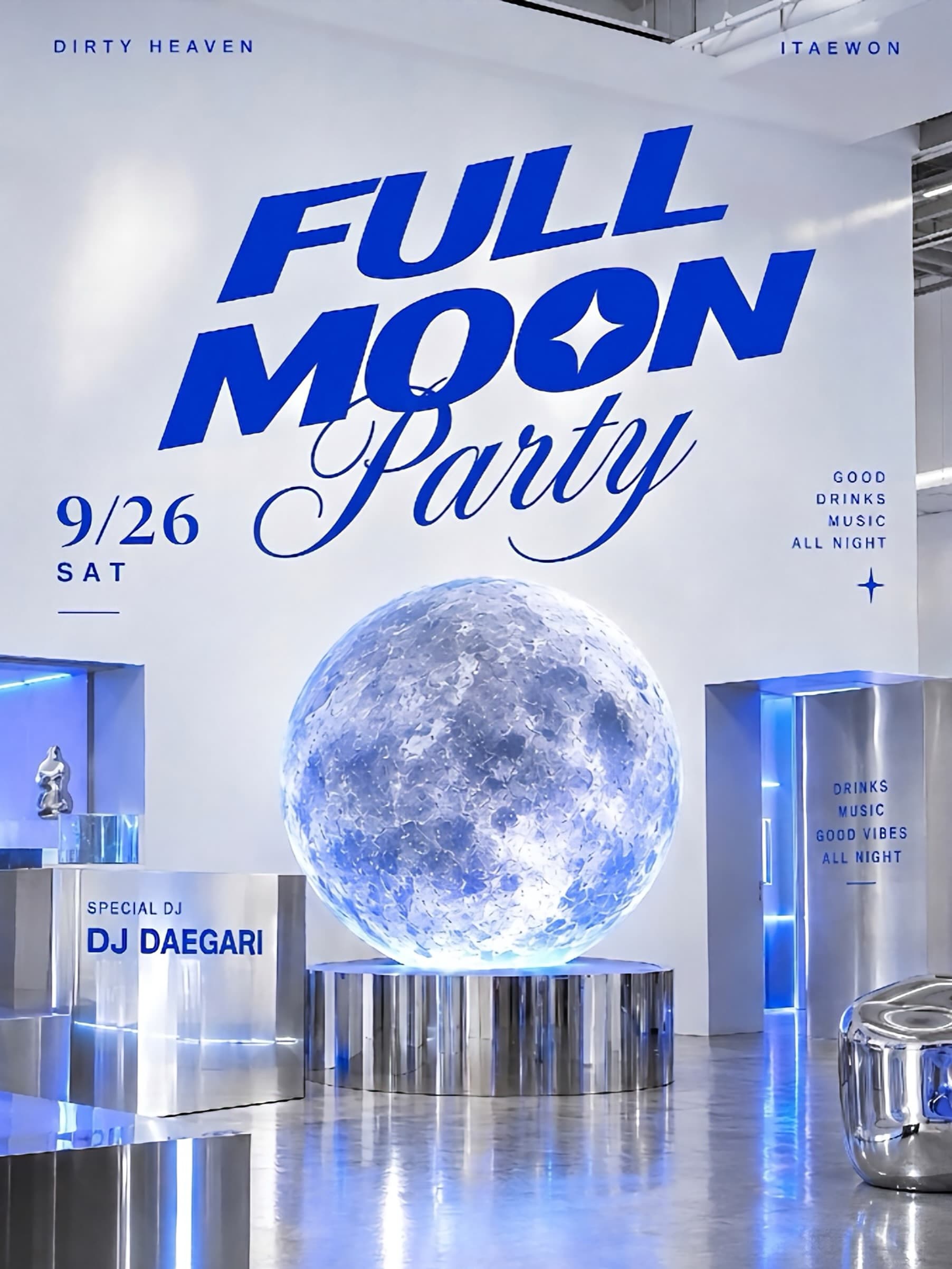 FULL MOON PARTY flyer