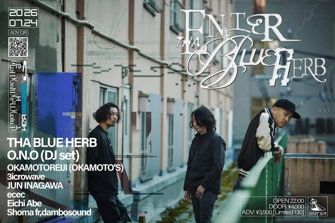 THA BLUE HERB at ENTER flyer