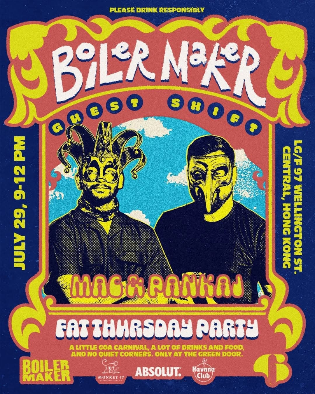 Goa Carnival at The Green Door (Boilermaker Takeover) flyer