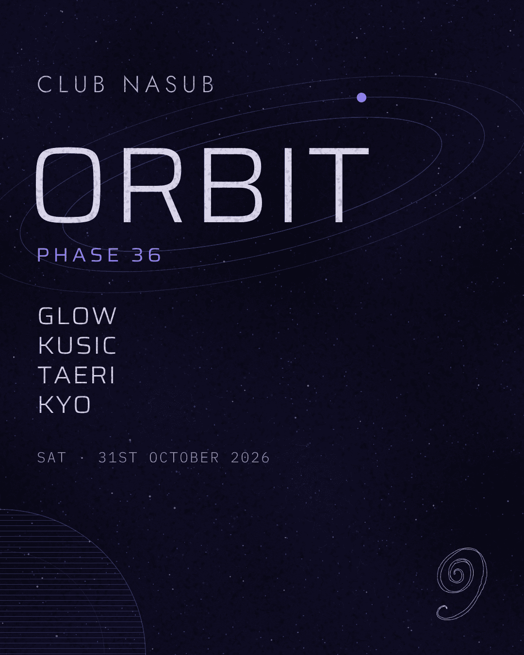 Club Nasub Party: Orbit phase 36 flyer