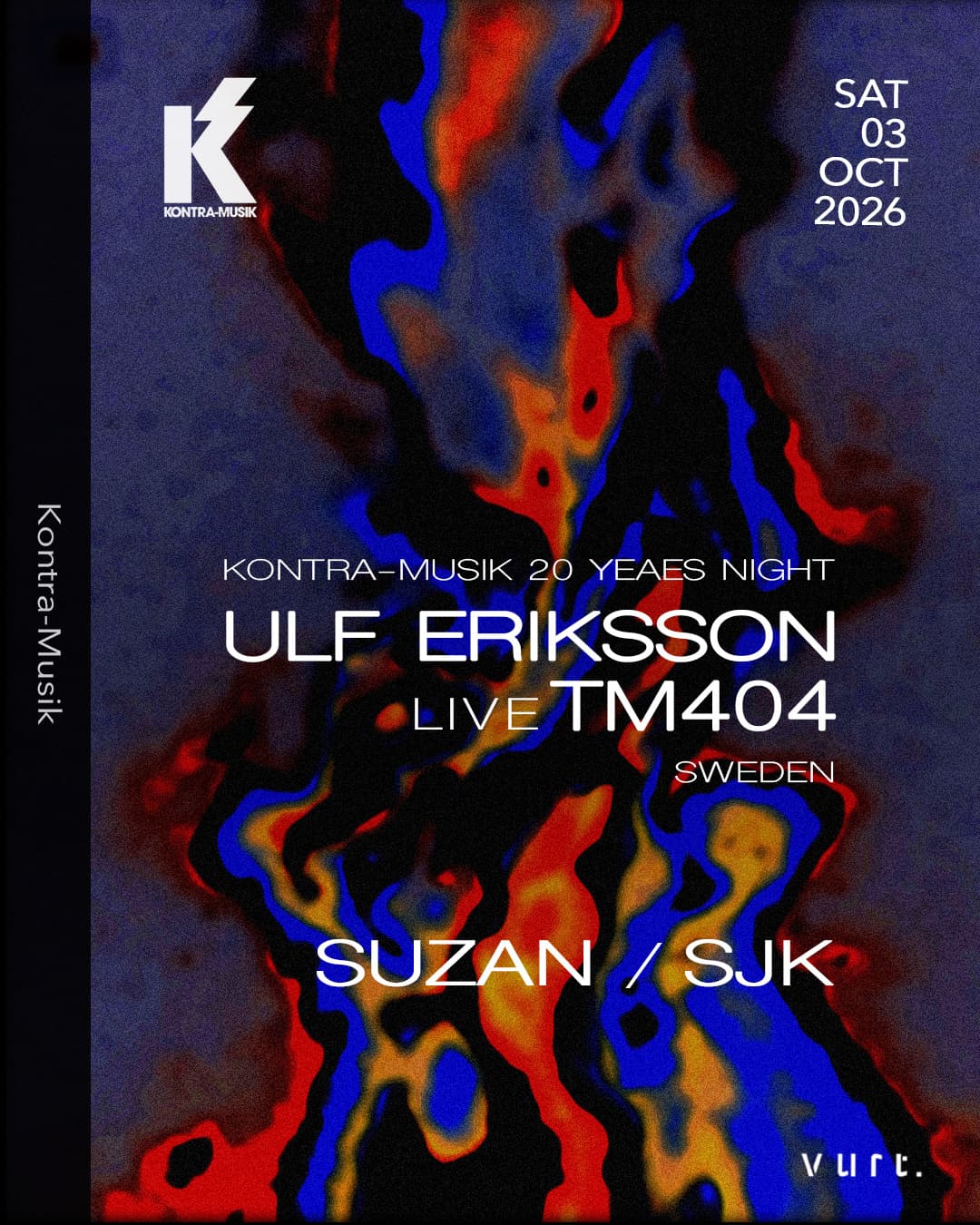 Kontra-Musik 20 years Night flyer