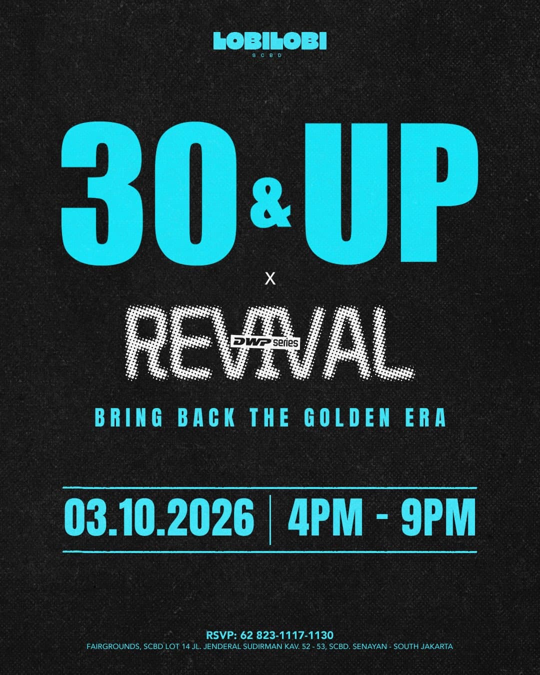 30&UP ร REVIVAL DWP Series flyer
