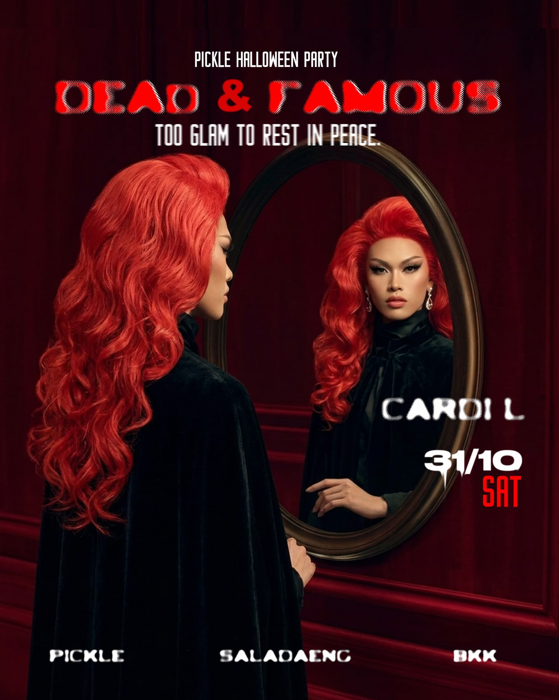 DEAD & FAMOUS flyer - image 4 of 4