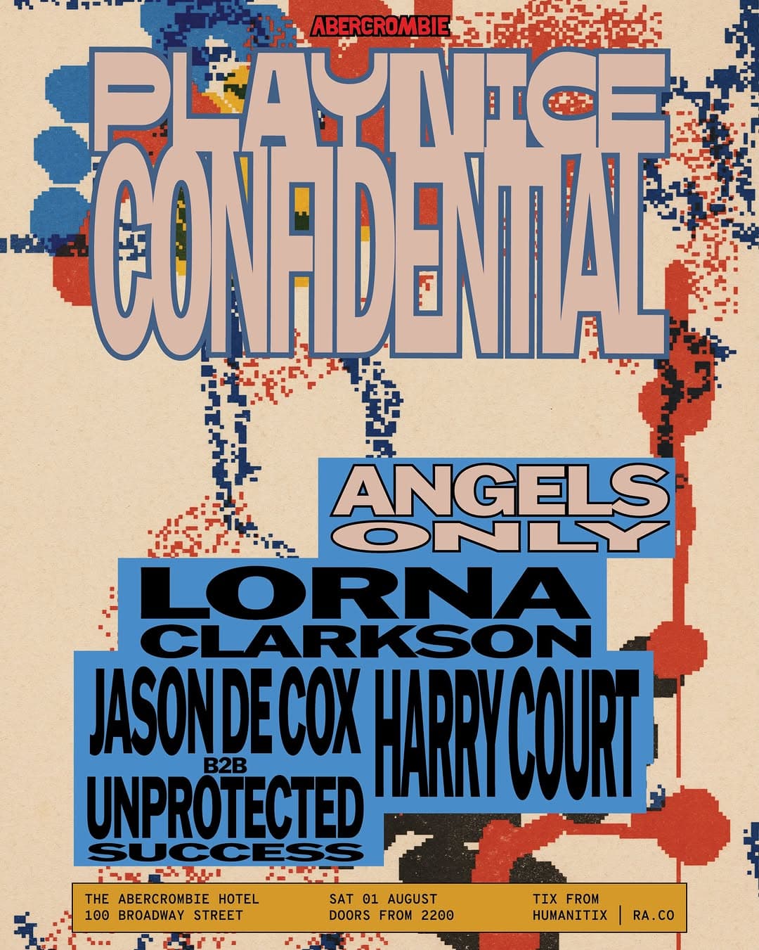 Playnice Confidential 008 flyer