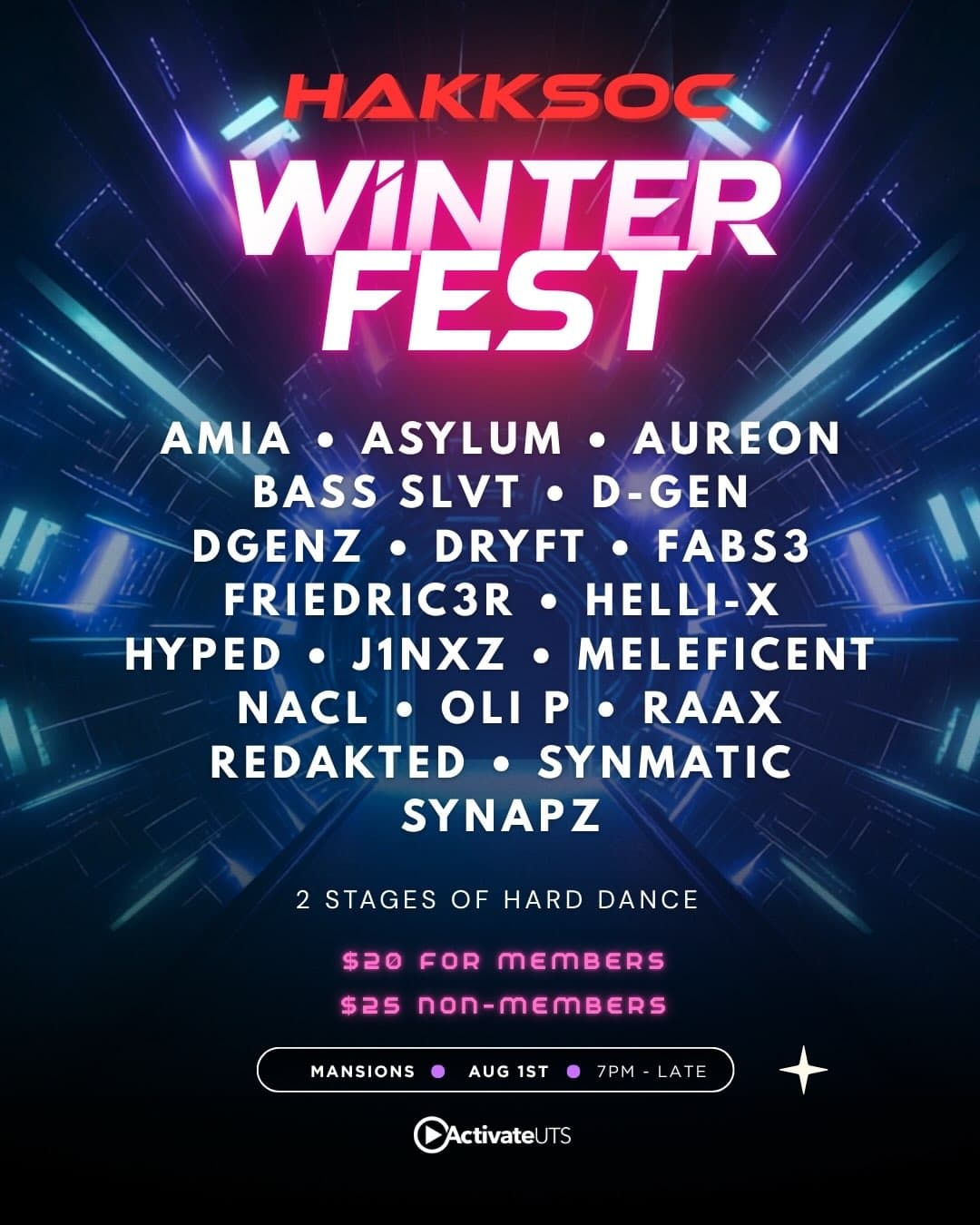 HAKKSOC WINTER FEST flyer