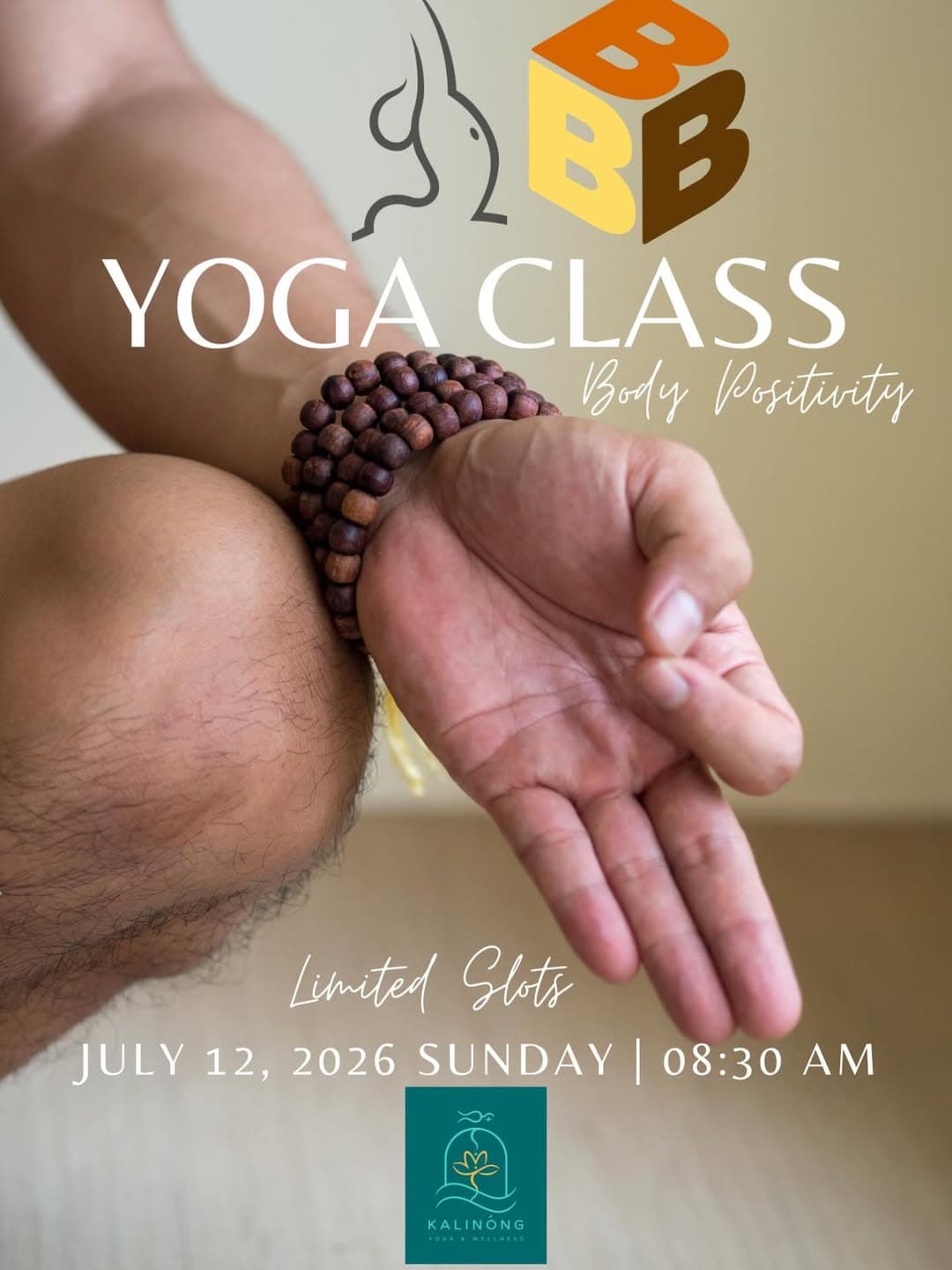 BBB x Naked Yoga Manila: Body Positivity Yoga flyer