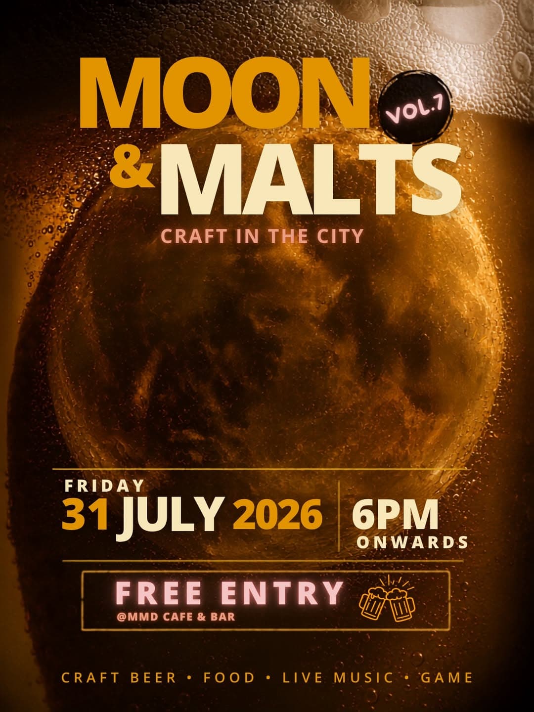 Moon & Malts Vol.7 flyer