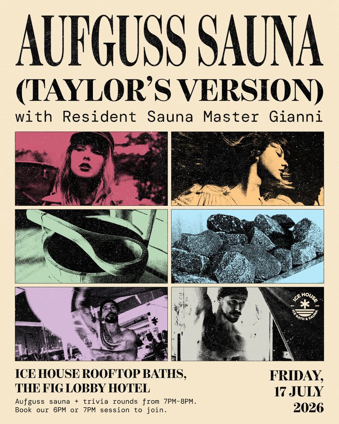 Aufguss Sauna (Taylor's Version) flyer
