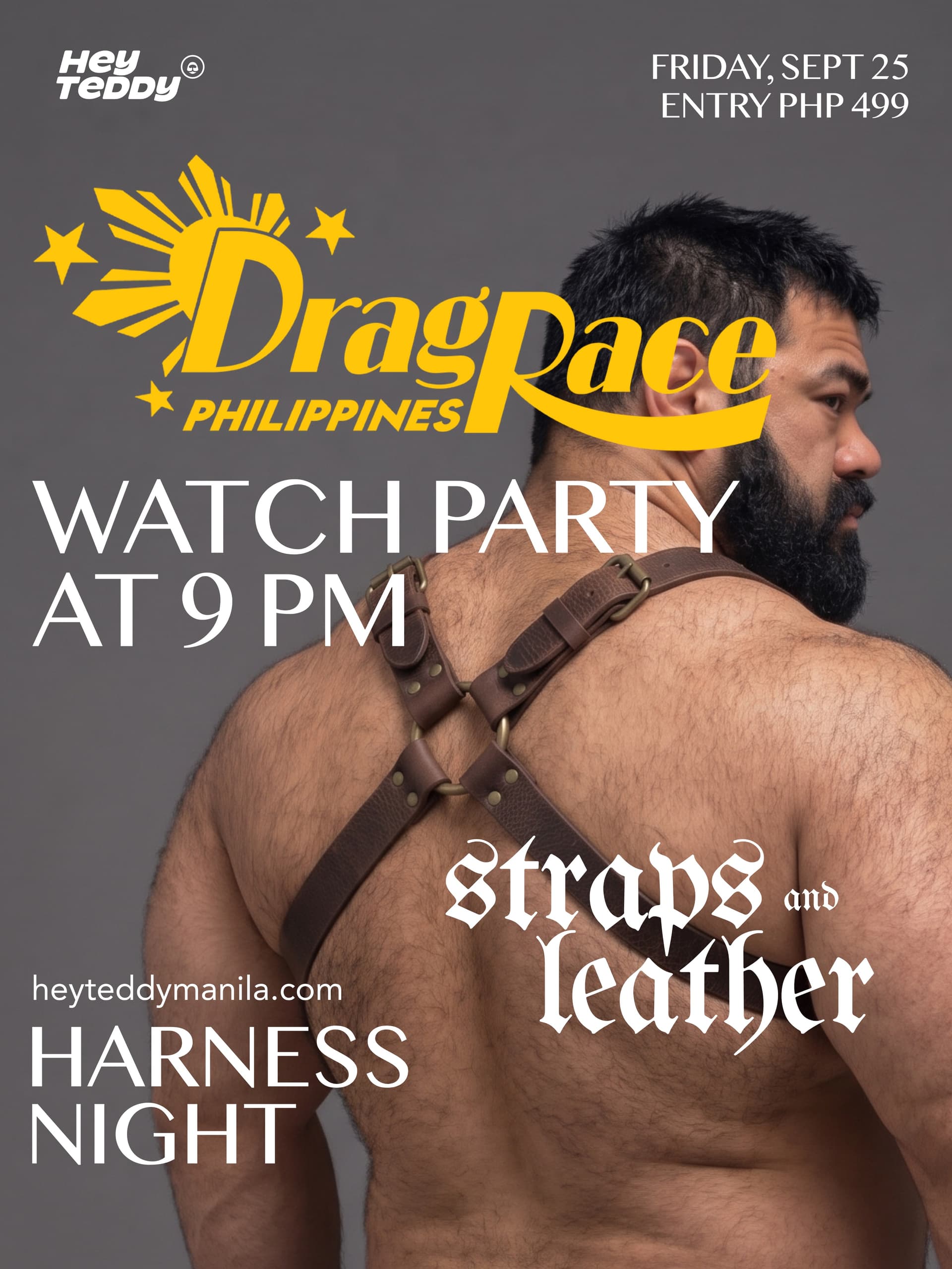 Harness Night meets Drag Race Philippines flyer